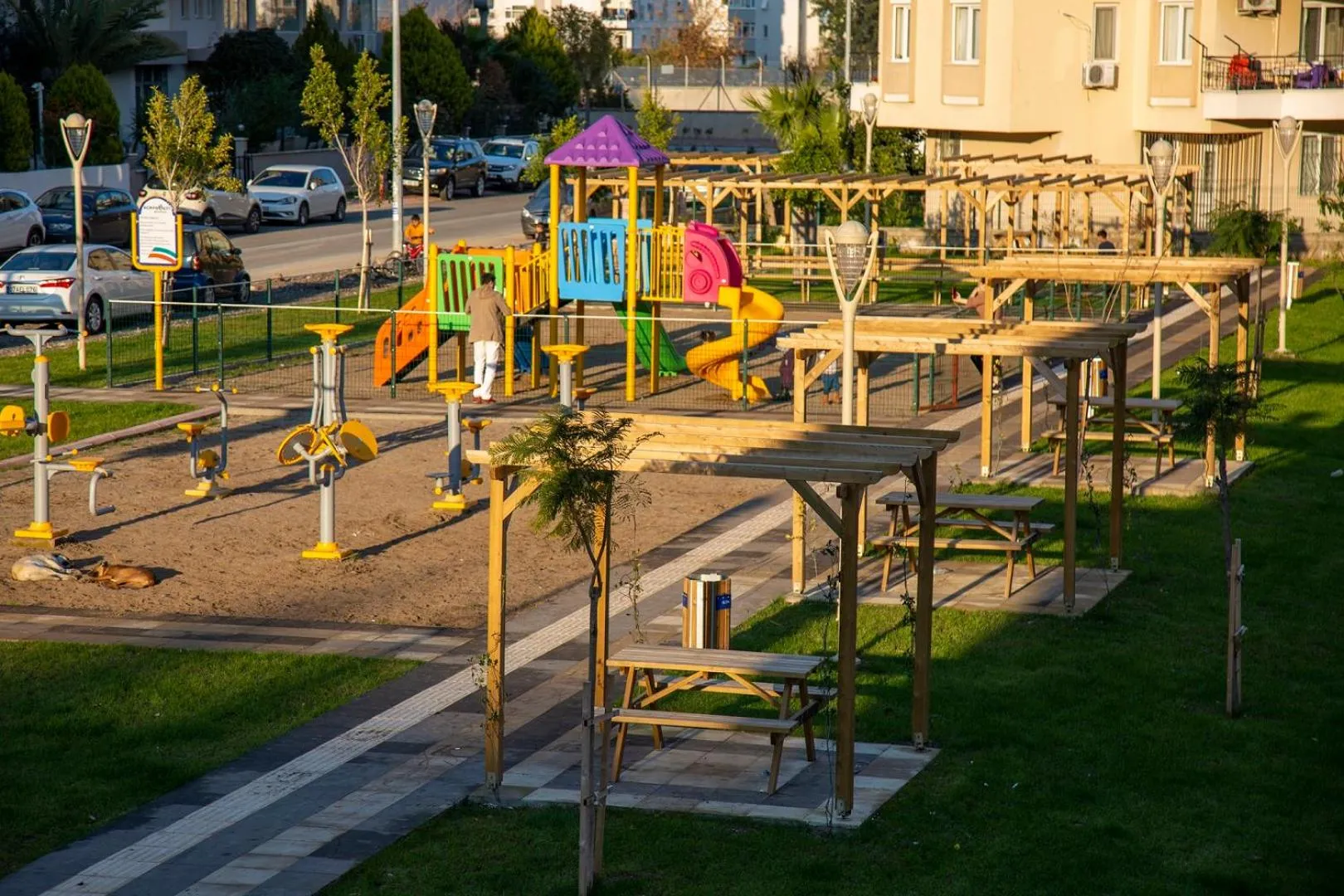 Children play ground in Golden World Suite Hotel