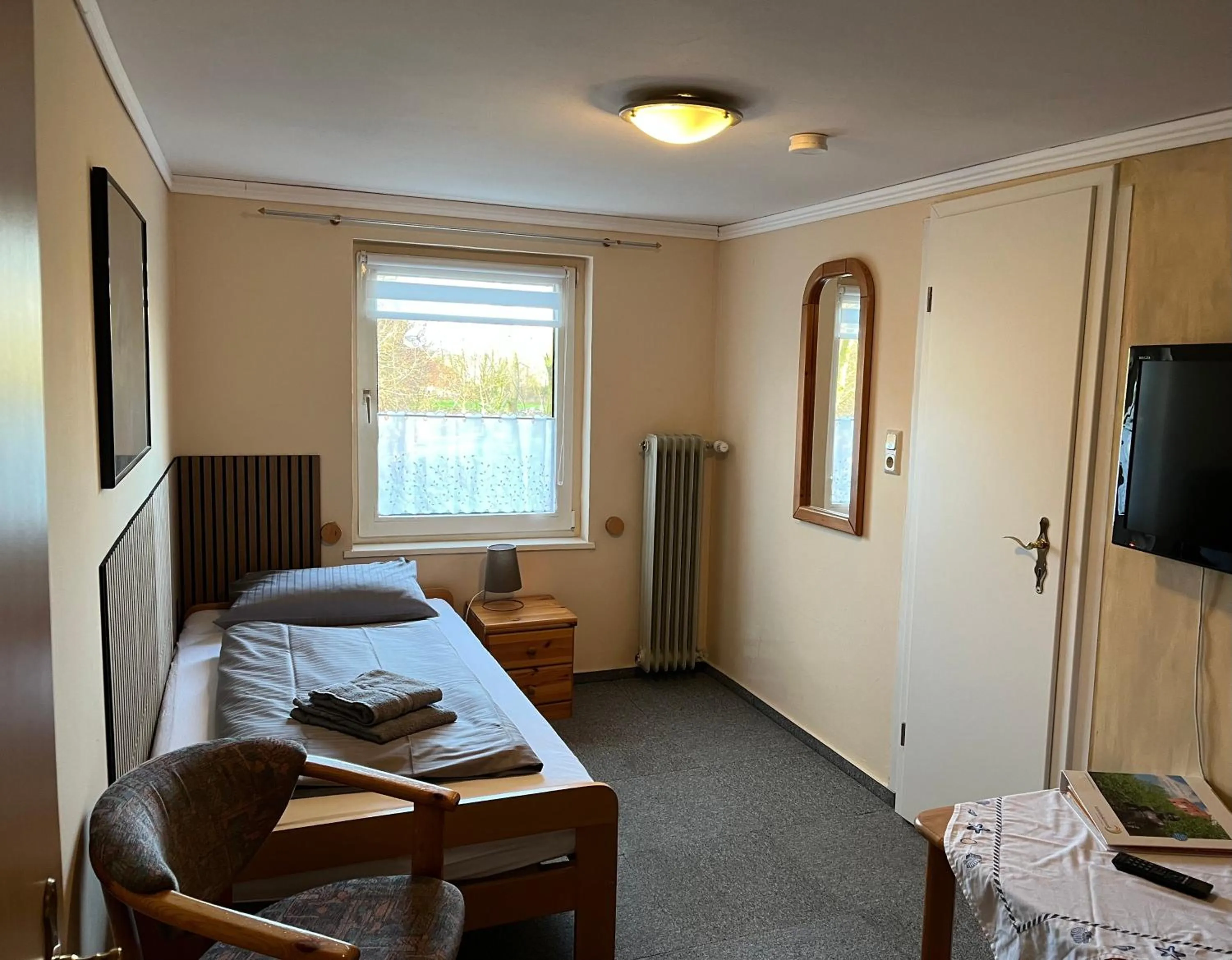 Bed in Hotel Mühleneck