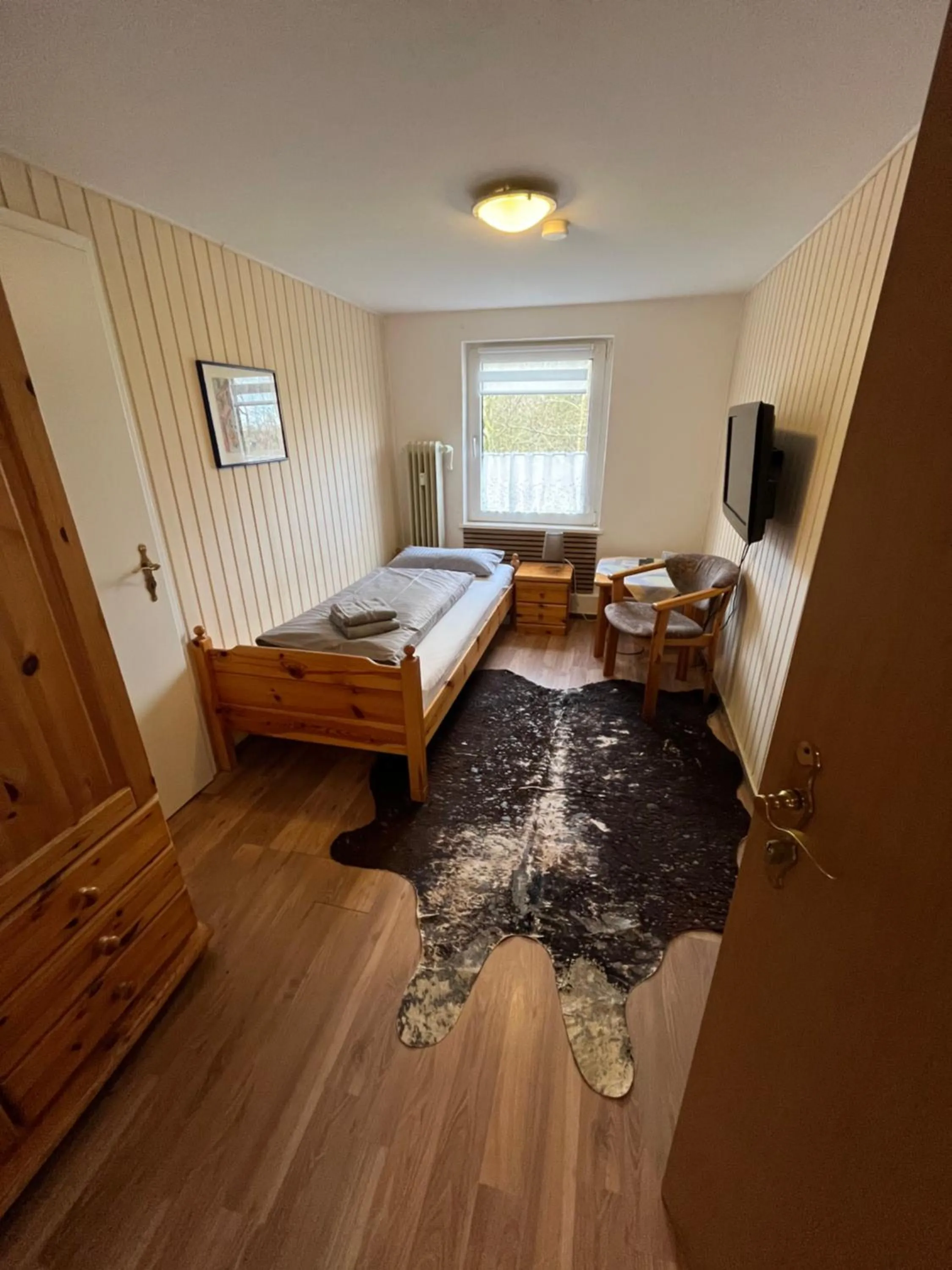 Bed in Hotel Mühleneck