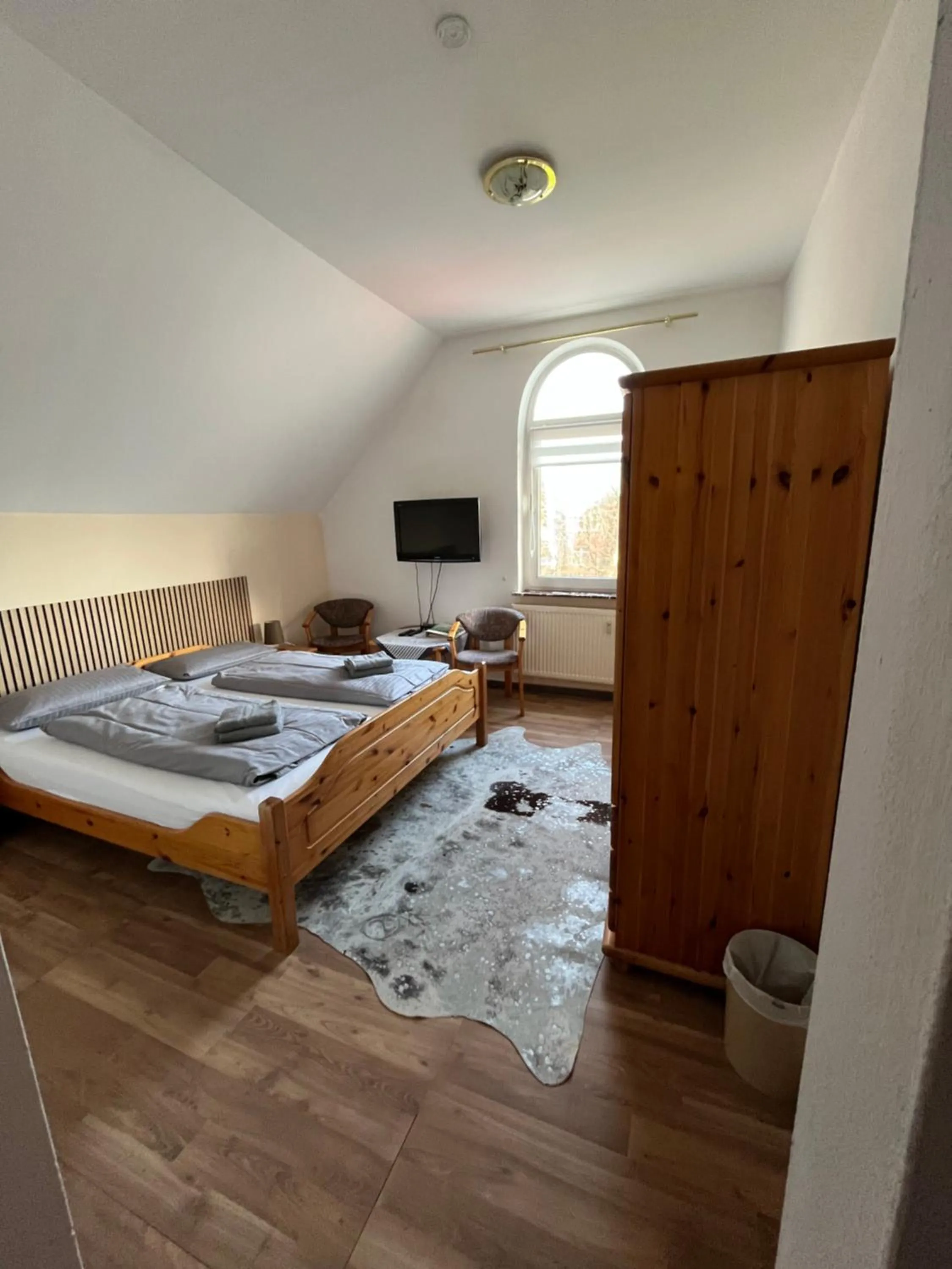 Bed in Hotel Mühleneck