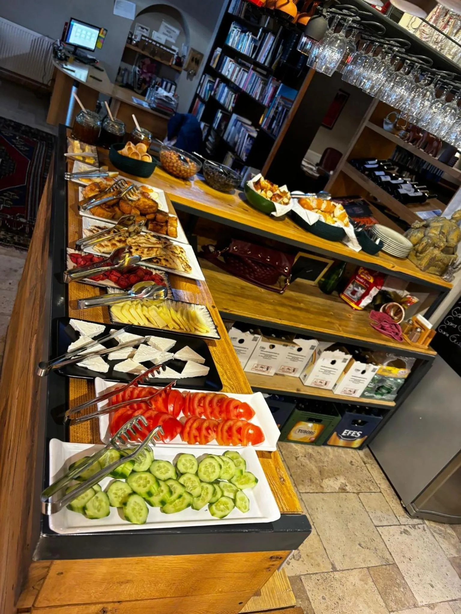 Buffet breakfast in Adventure Inn Cappadocia