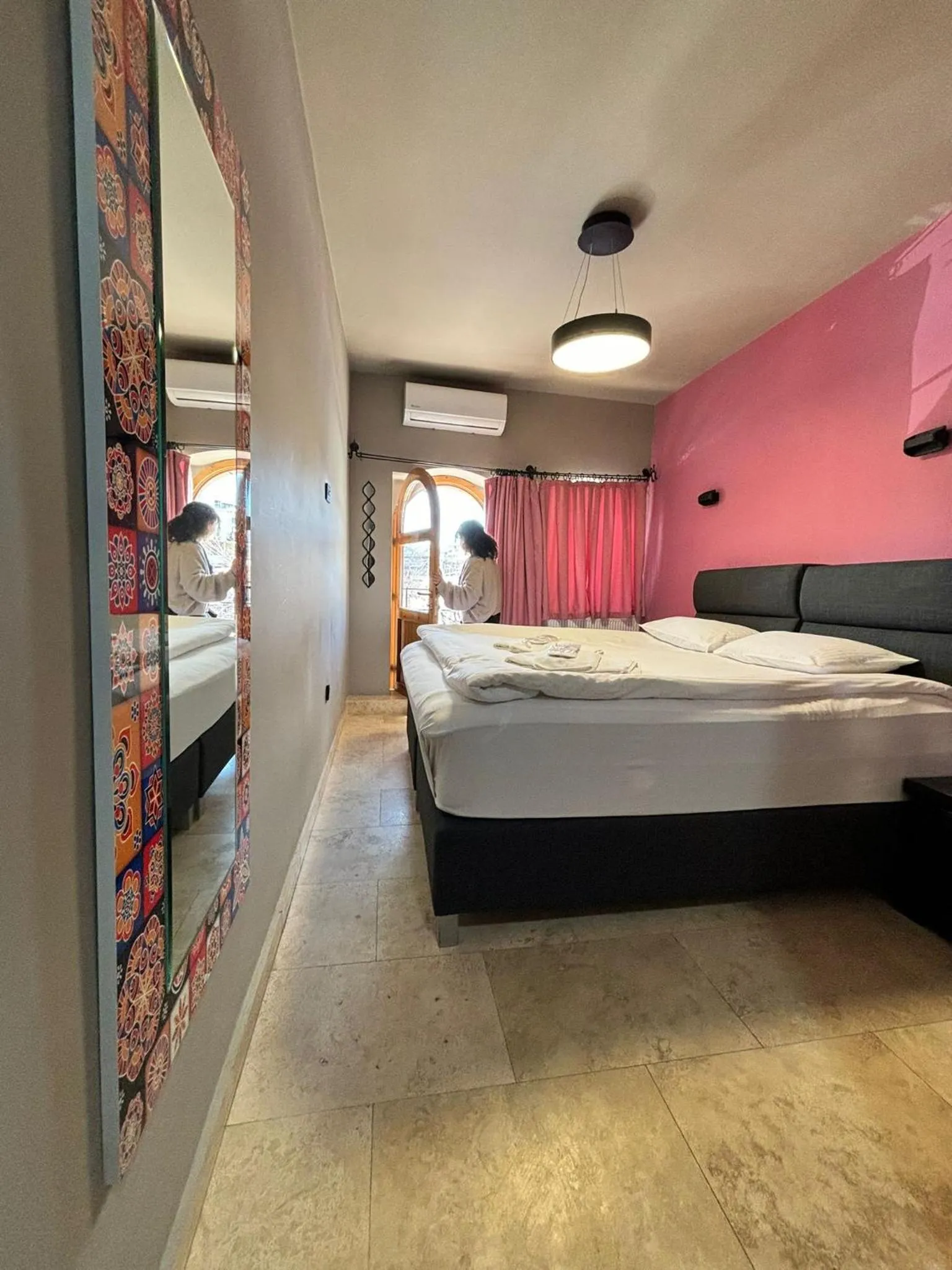 Bed in Adventure Inn Cappadocia