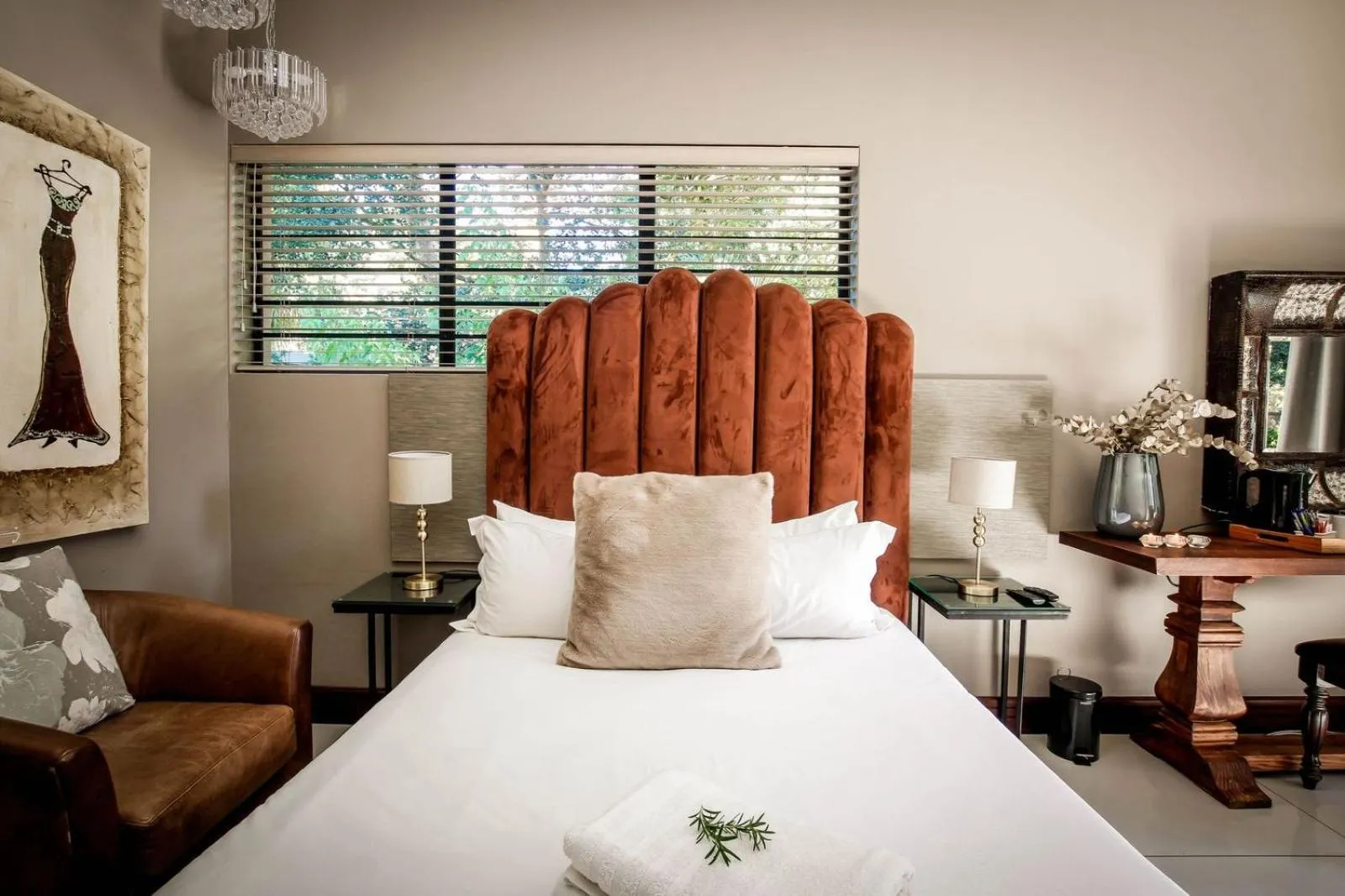 Bed in Potch Manor Guest House