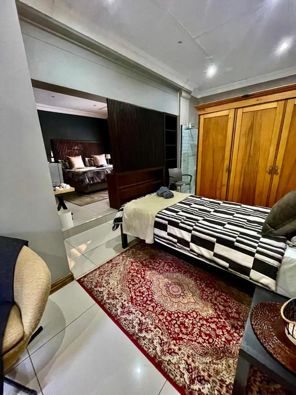 Bed in Potch Manor Guest House