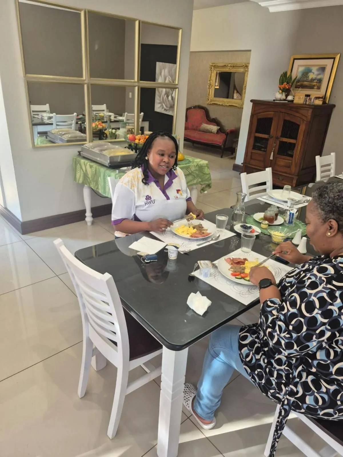 Dining area in Potch Manor Guest House