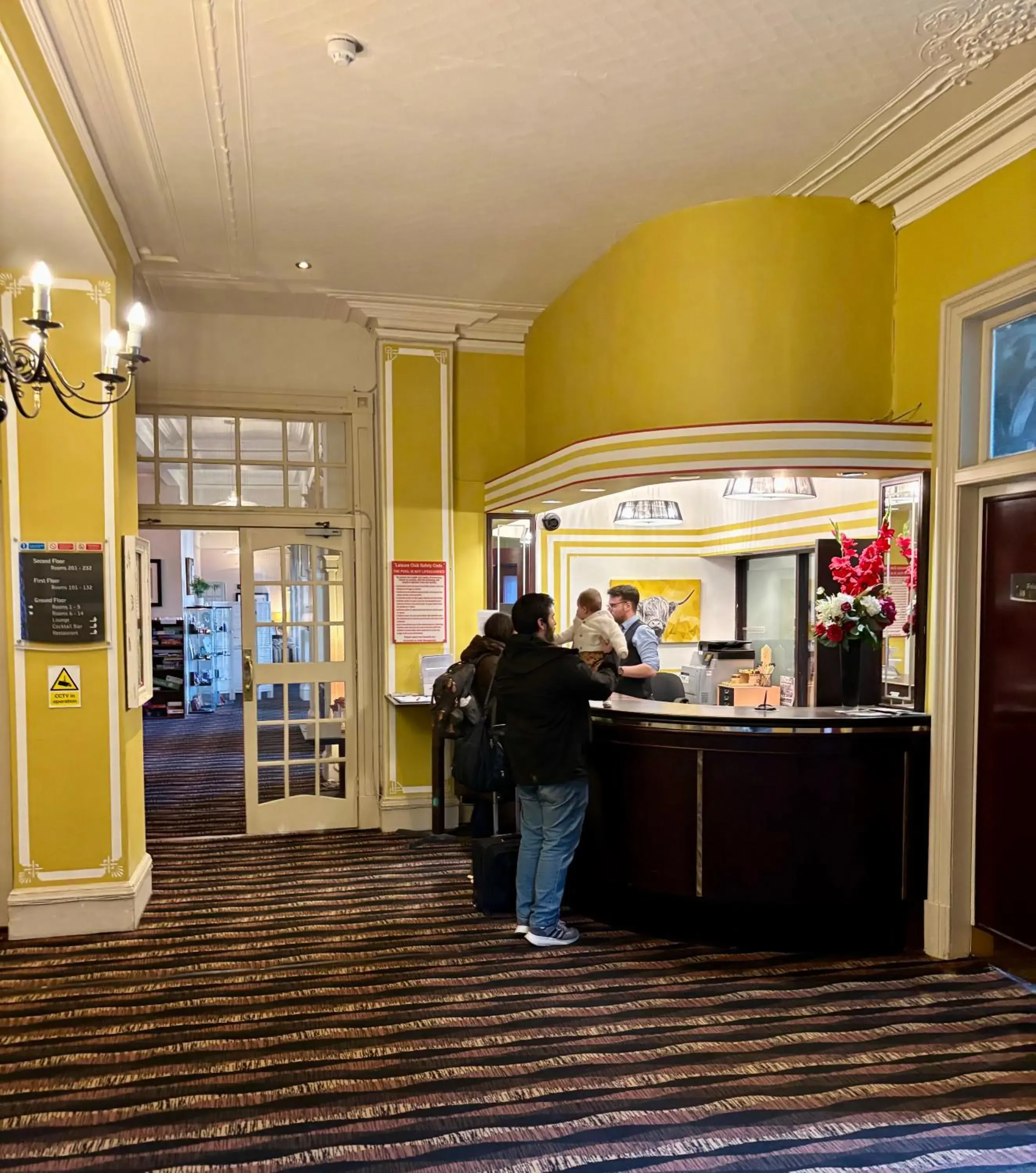 Lobby or reception in The Pitlochry Hydro Hotel Lobby or reception in The Pitlochry Hydro Hotel