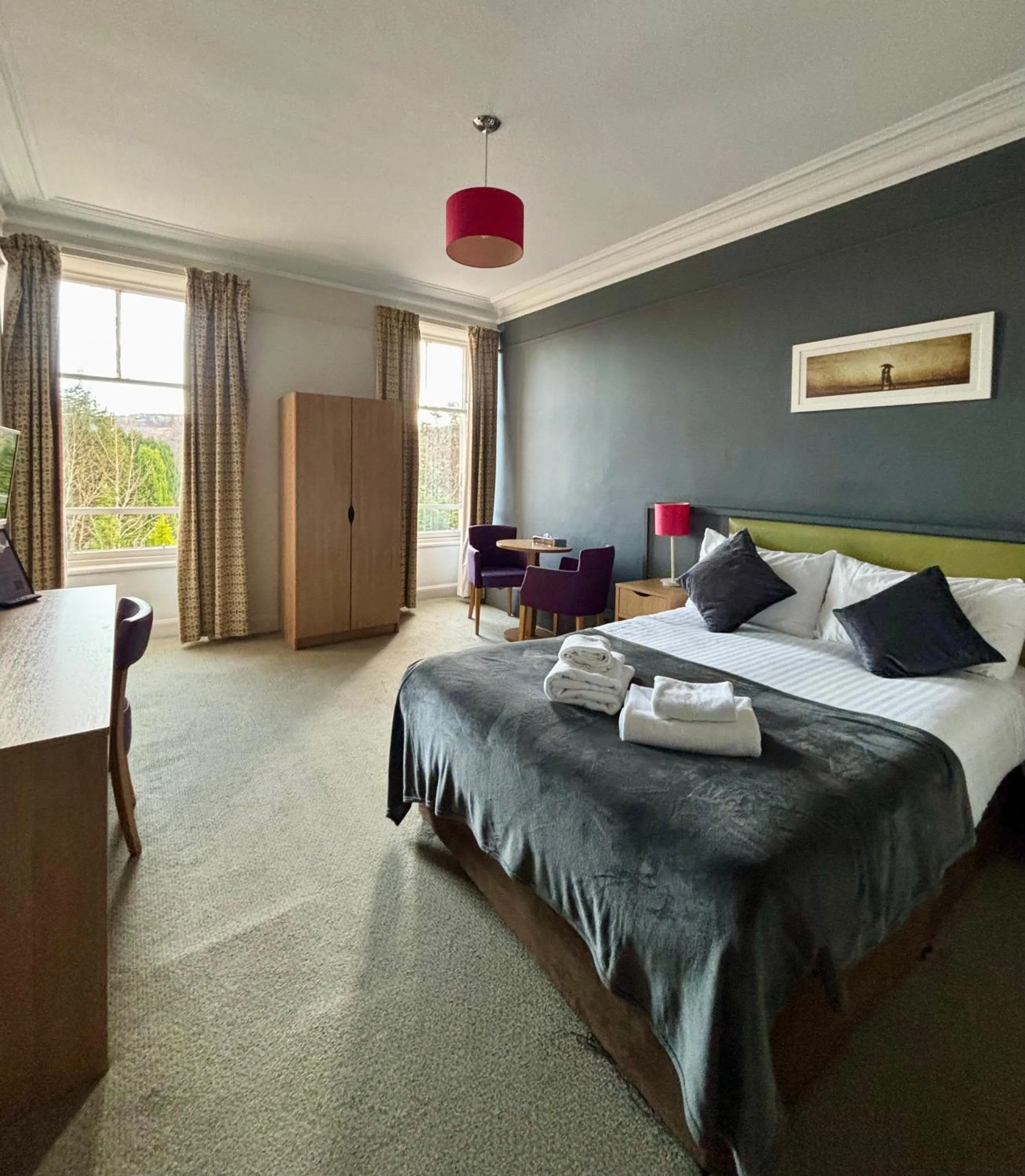 Bedroom, Bed in The Pitlochry Hydro Hotel