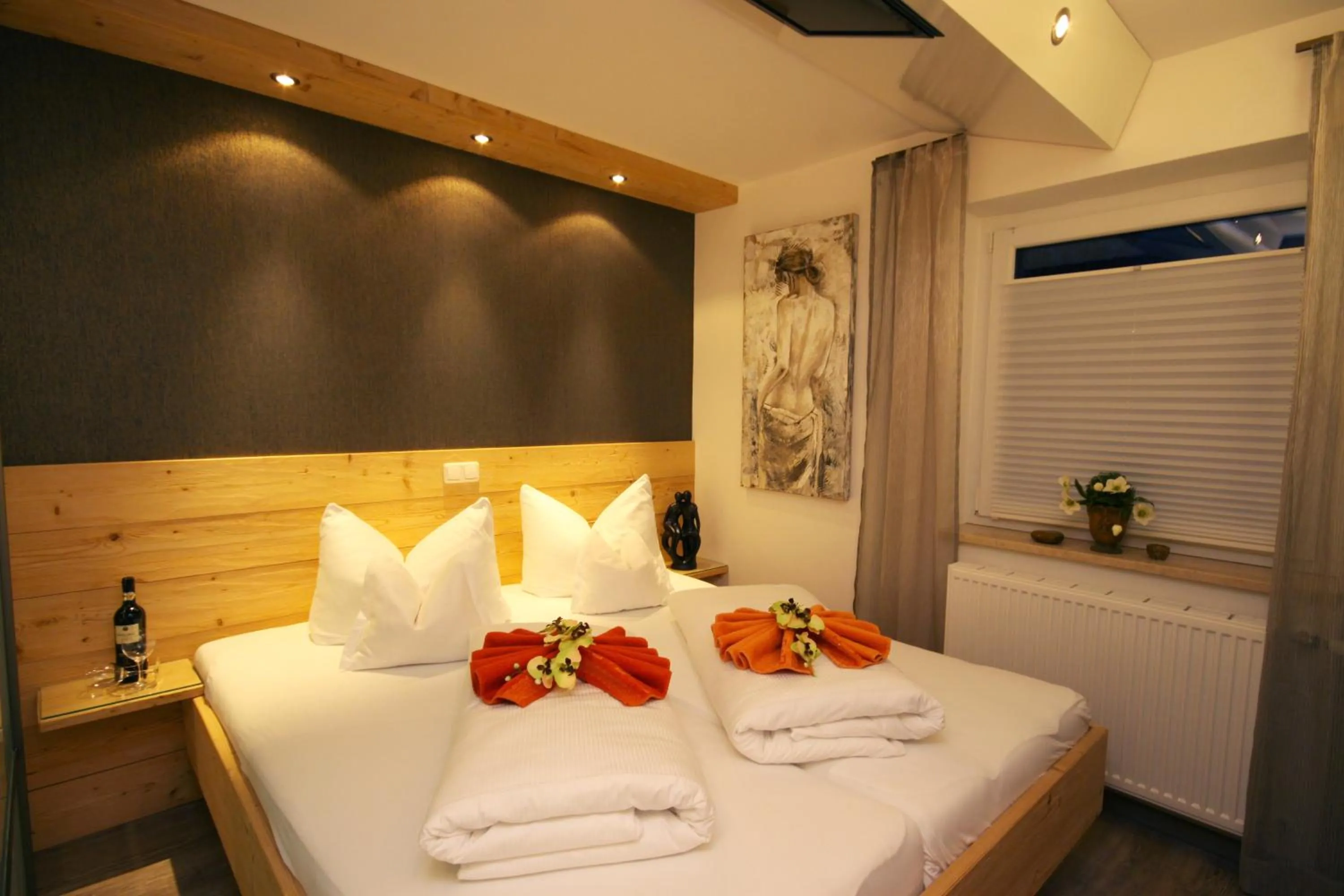 Bed in Ferienwohnungen Alpentraum - Alpennest 1 und Alpennest 2