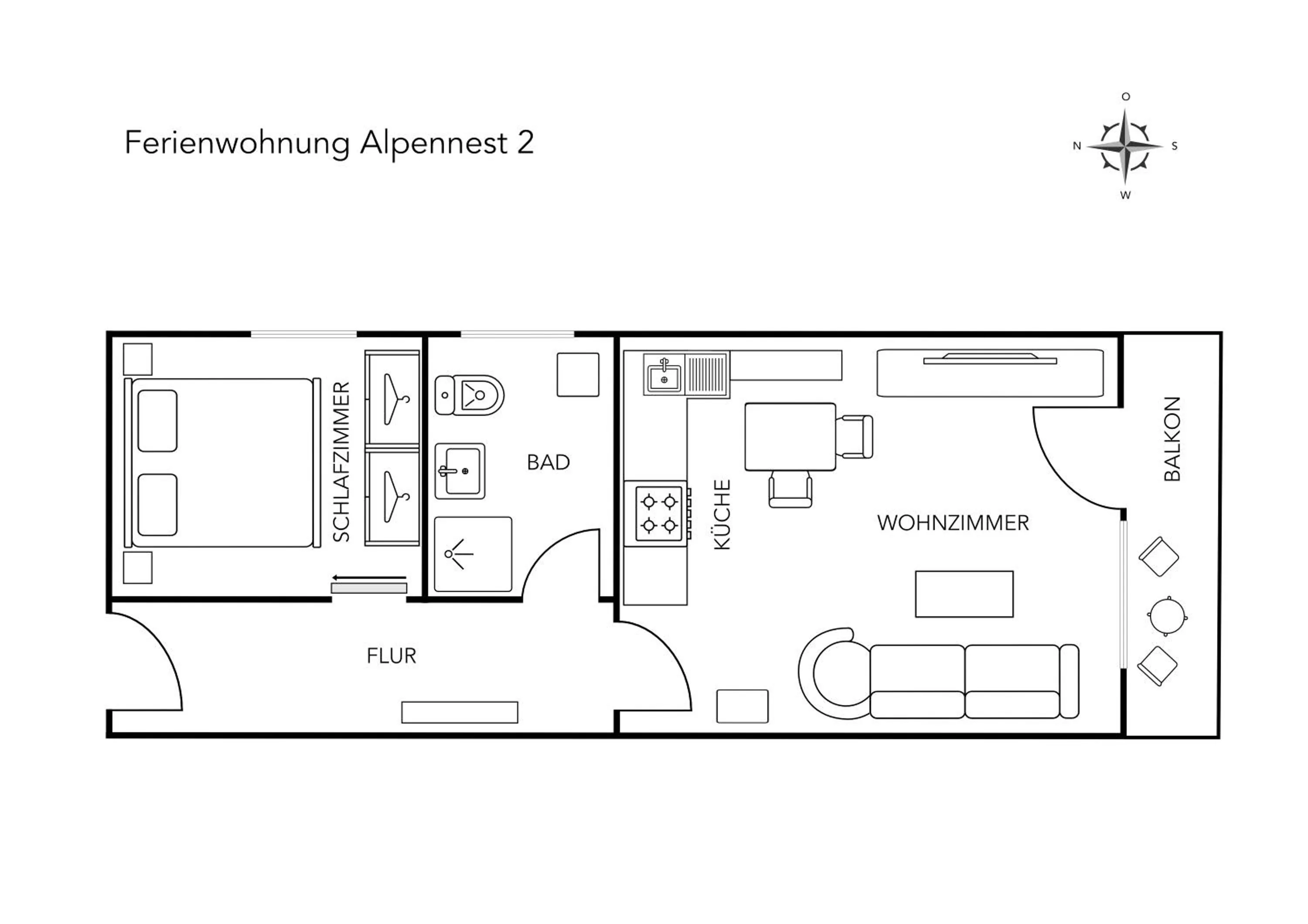 Property building in Ferienwohnungen Alpentraum - Alpennest 1 und Alpennest 2
