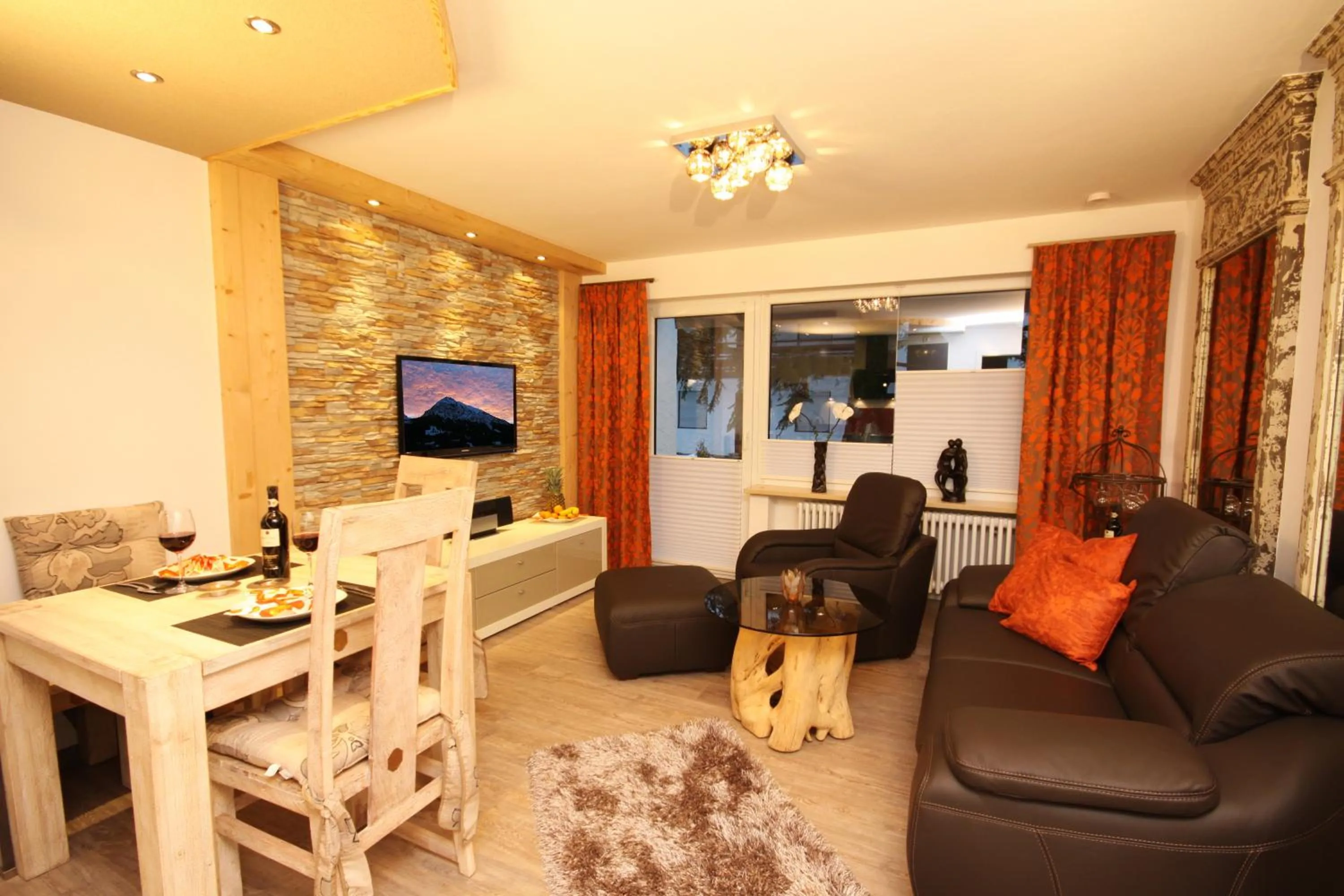 Living room in Ferienwohnungen Alpentraum - Alpennest 1 und Alpennest 2