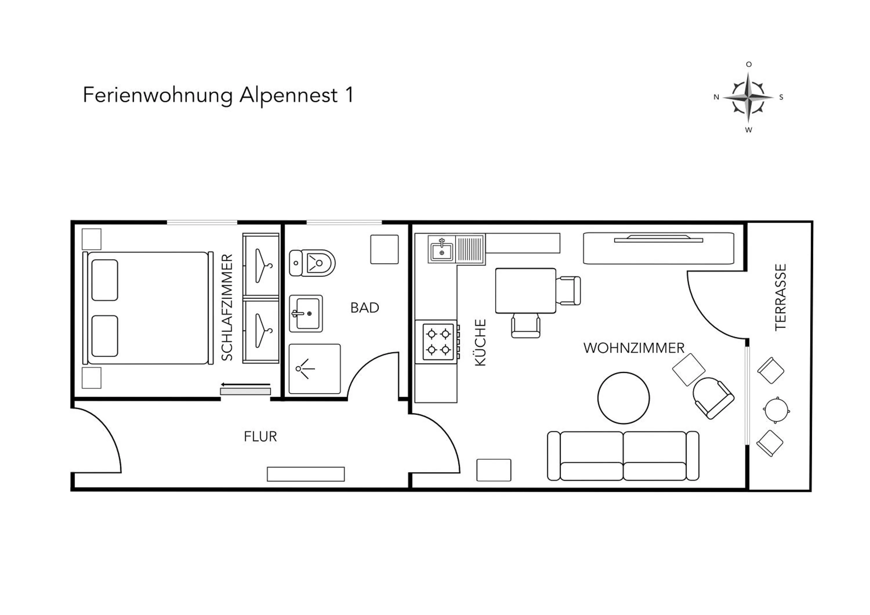 Property building in Ferienwohnungen Alpentraum - Alpennest 1 und Alpennest 2
