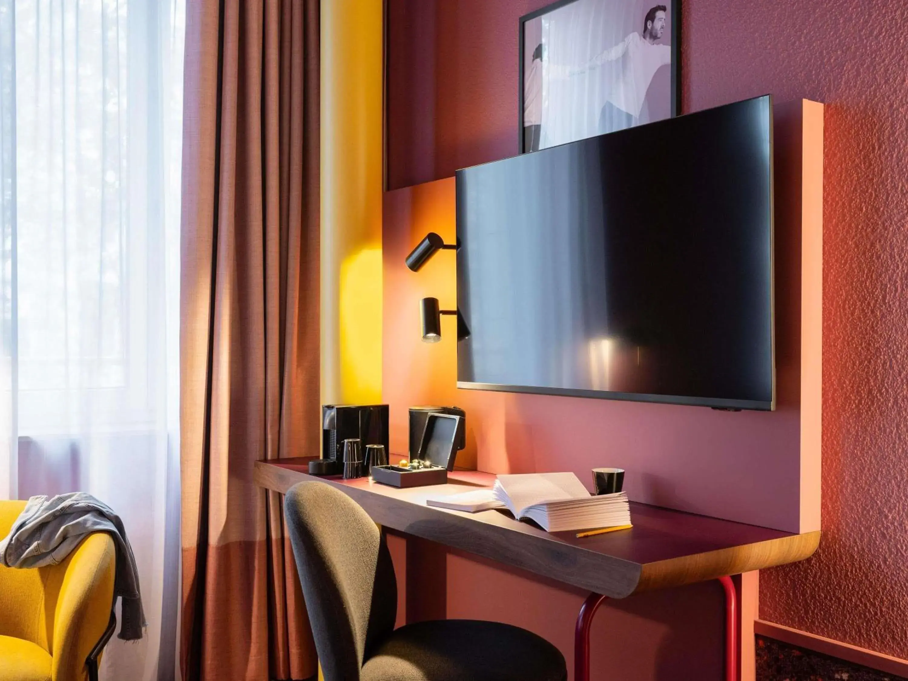 Bedroom in TRIBE Düsseldorf Bedroom in TRIBE Düsseldorf