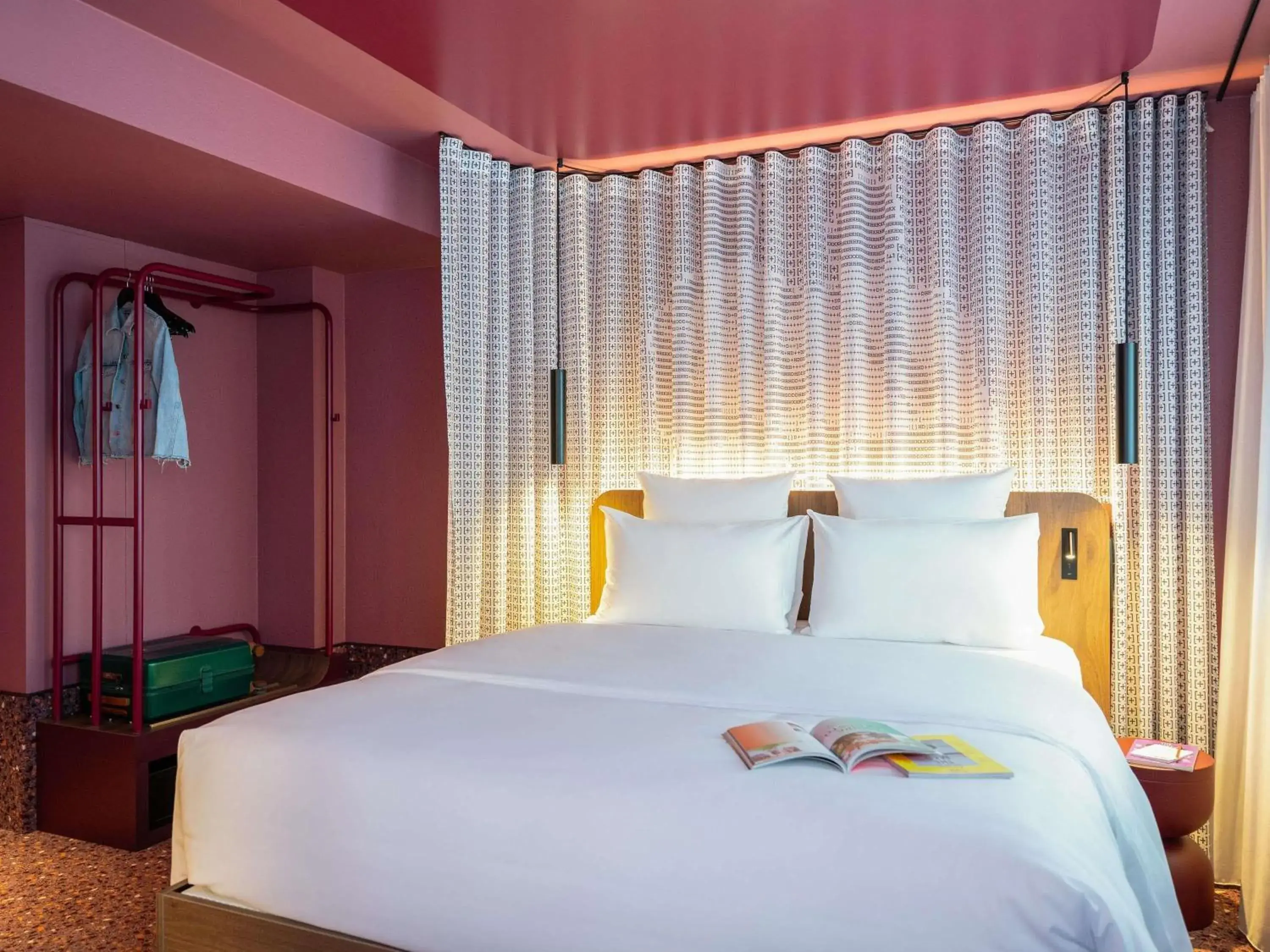 Bedroom, Bed in TRIBE Düsseldorf Bedroom, Bed in TRIBE Düsseldorf