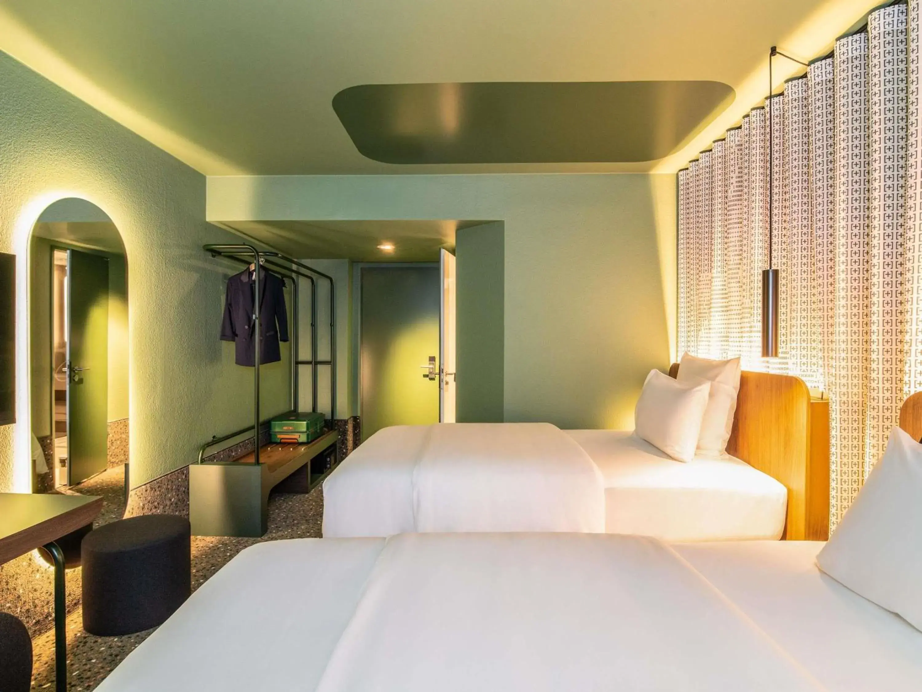 Bedroom, Bed in TRIBE Düsseldorf Bedroom, Bed in TRIBE Düsseldorf