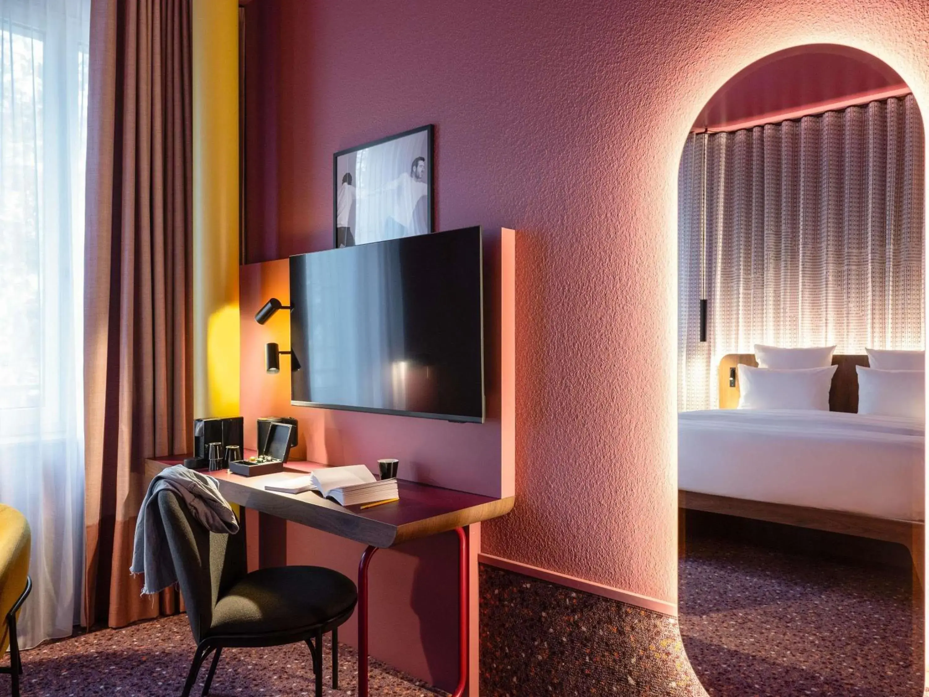 Bedroom, Bed in TRIBE Düsseldorf Bedroom, Bed in TRIBE Düsseldorf