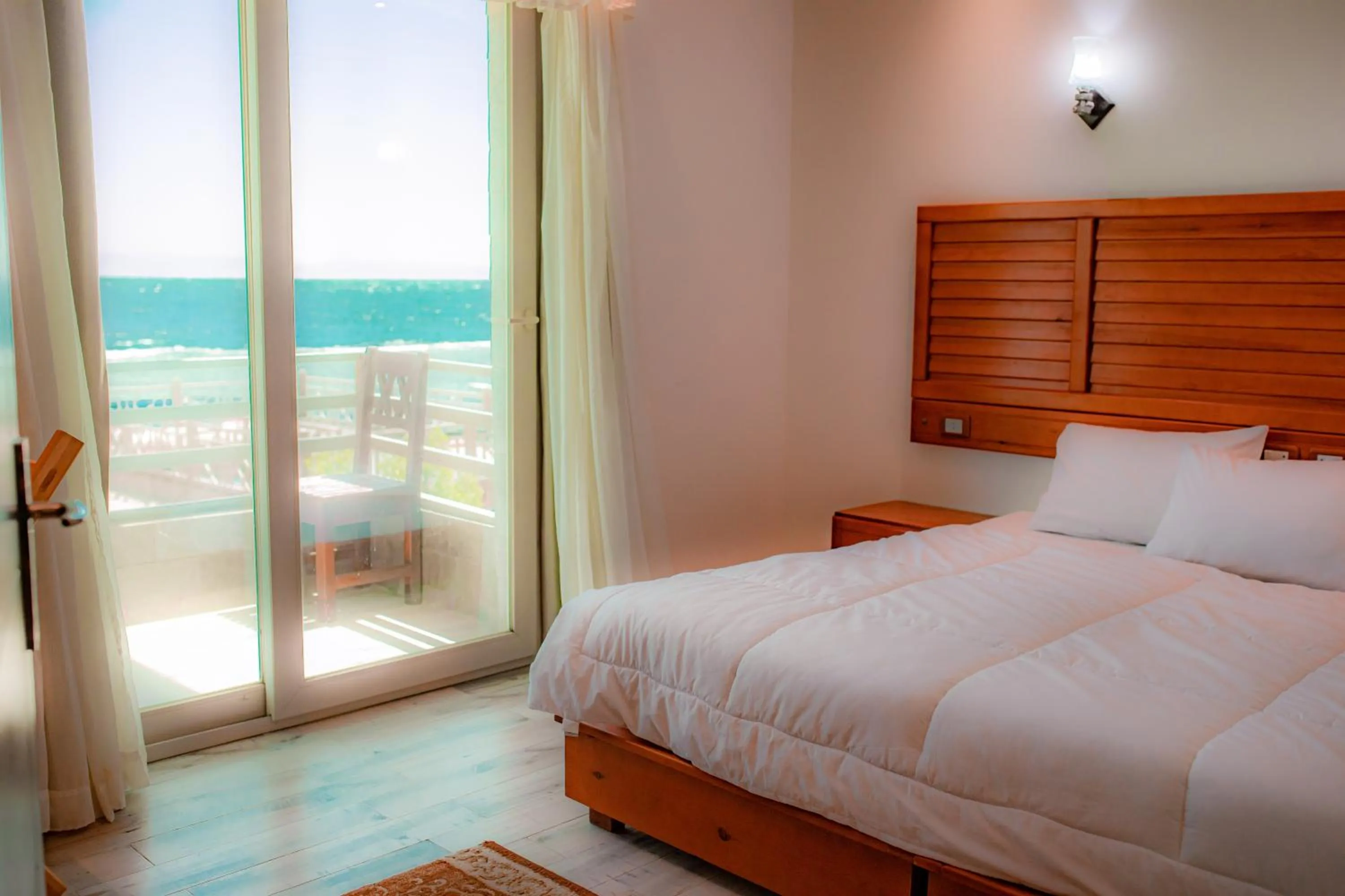 Bed in Diamond Dahab House