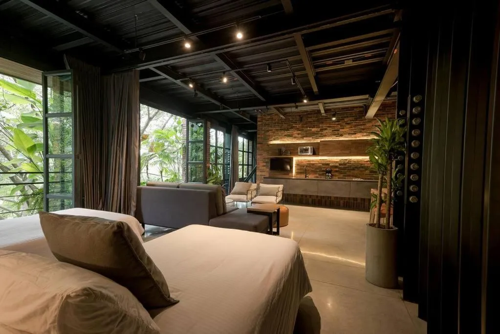 Living room, Bed in Meridiano Apartments