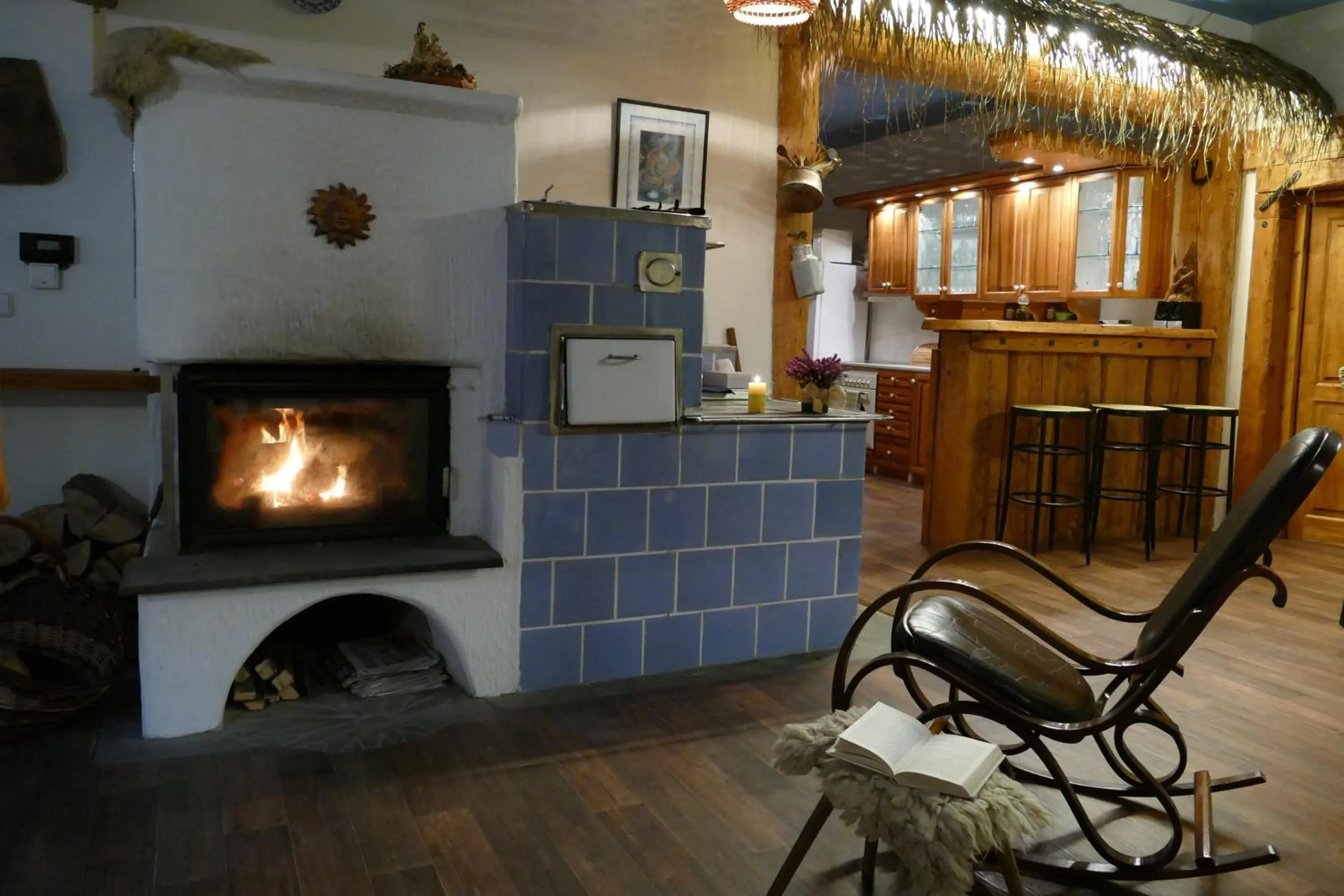 Seating area in Chalupa Pohoda