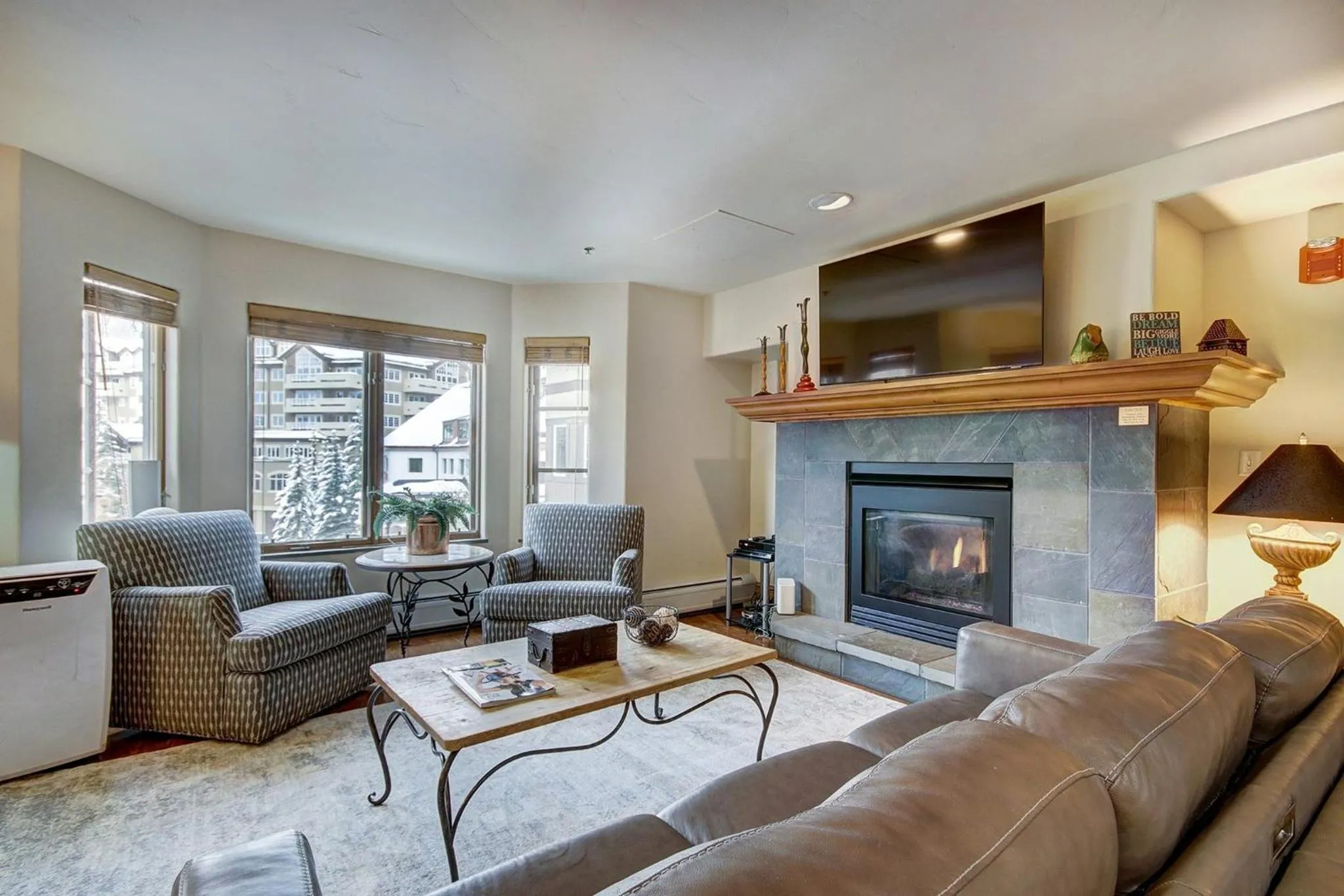 Living room in Beaver Creek Village by Vail Resorts