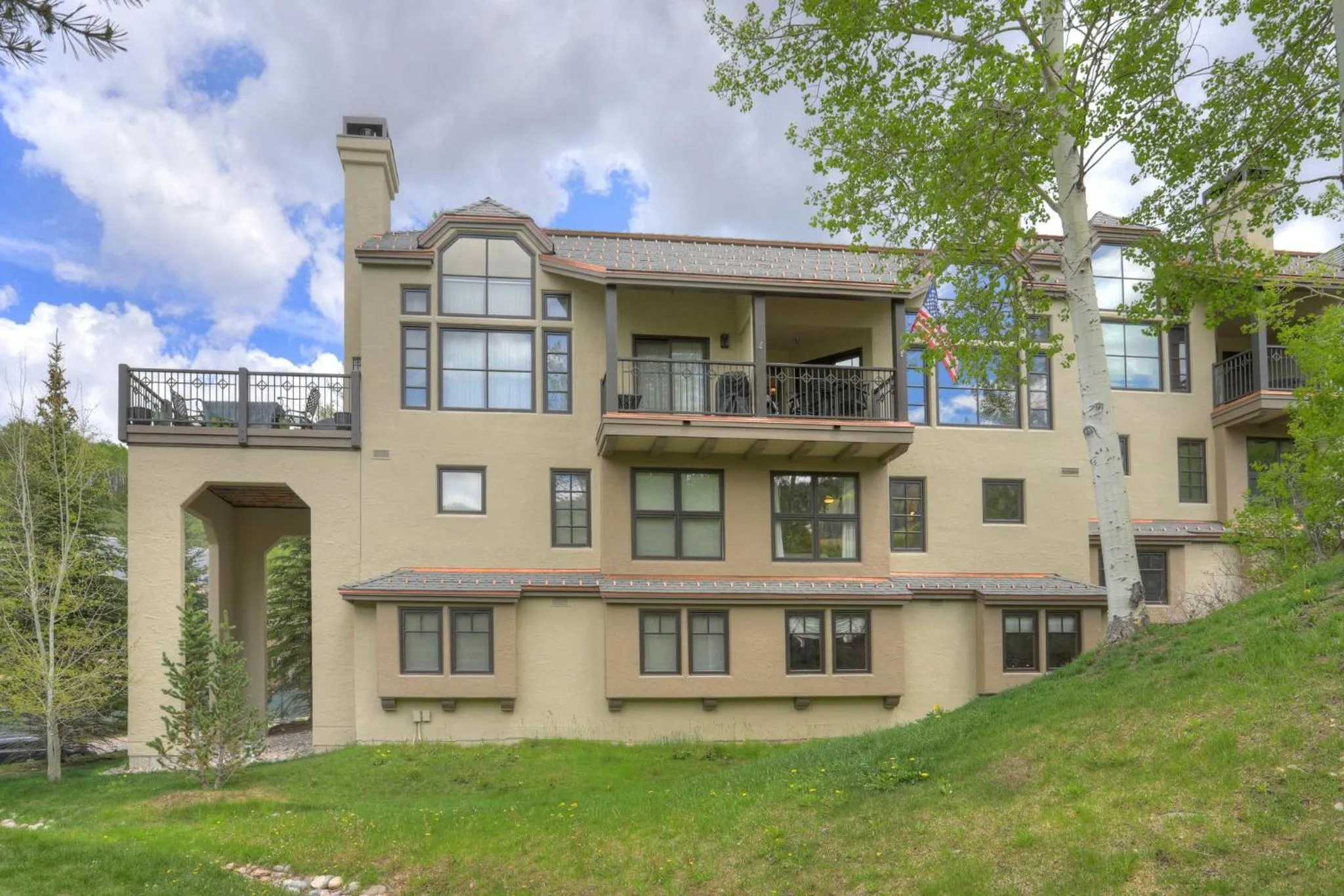 Property building in Beaver Creek Village by Vail Resorts