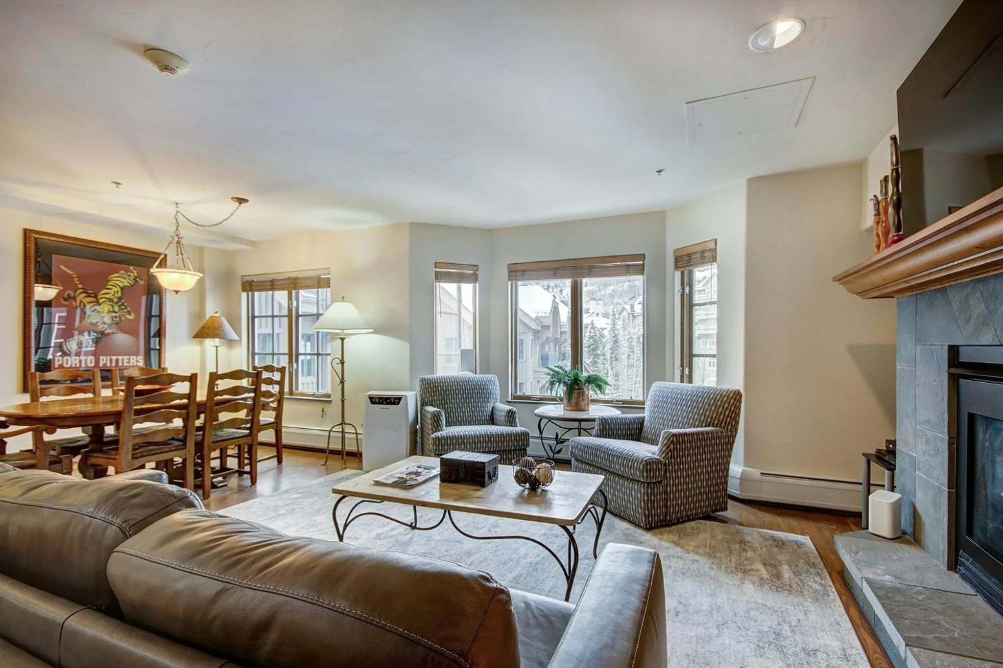 Living room in Beaver Creek Village by Vail Resorts