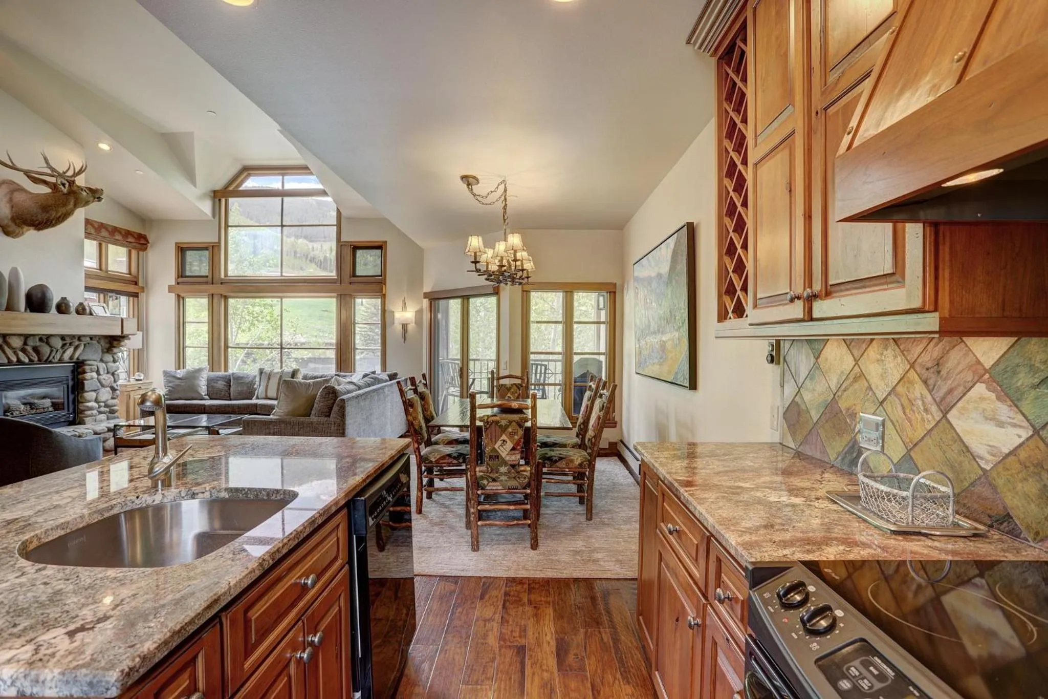 Living room in Beaver Creek Village by Vail Resorts