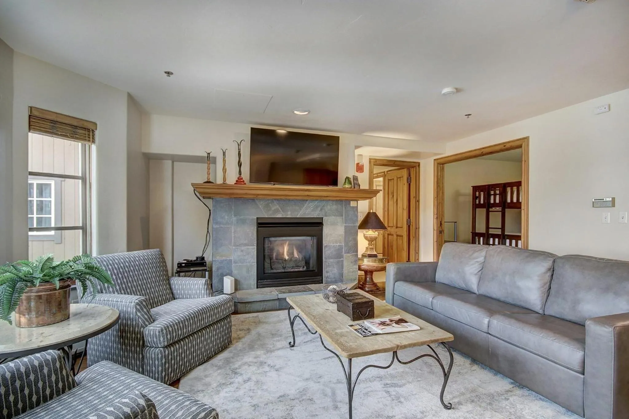 Living room in Beaver Creek Village by Vail Resorts
