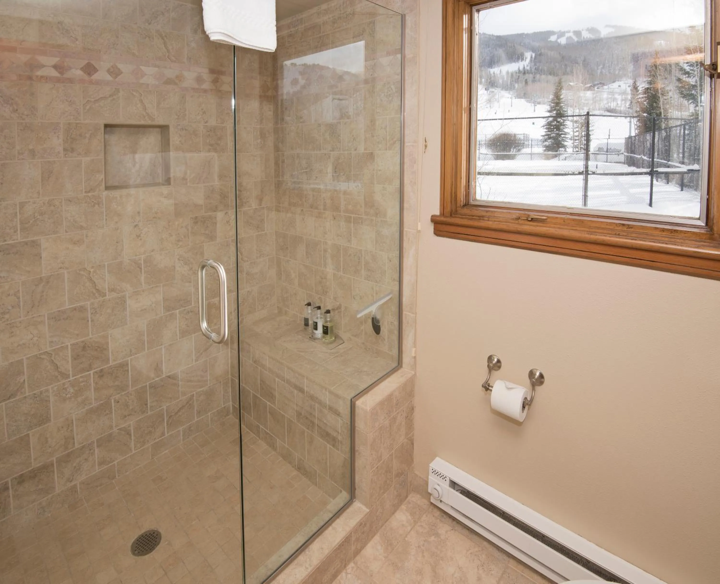 Shower in Beaver Creek Village by Vail Resorts