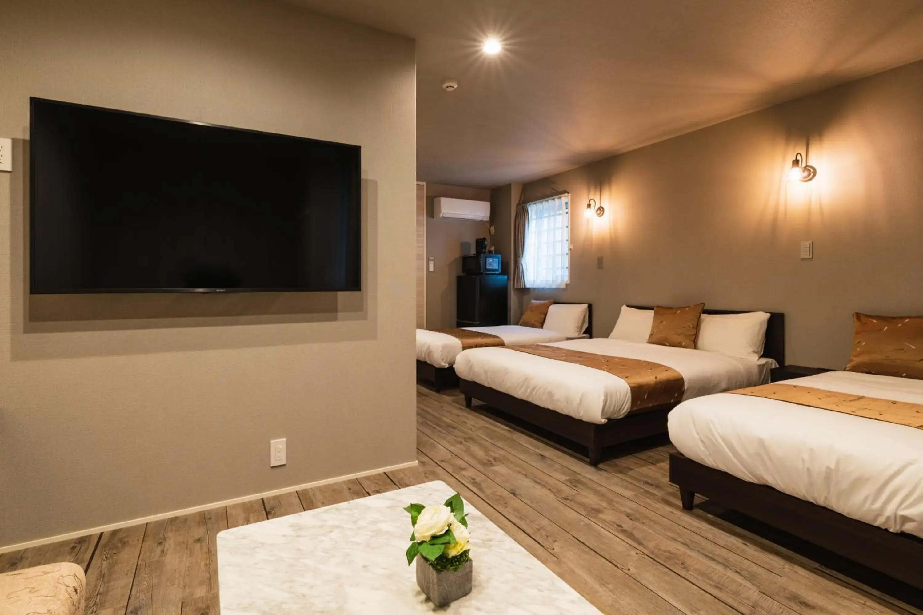 Photo of the whole room, Bed in GRAND BASE Nagasaki City Photo of the whole room, Bed in GRAND BASE Nagasaki City