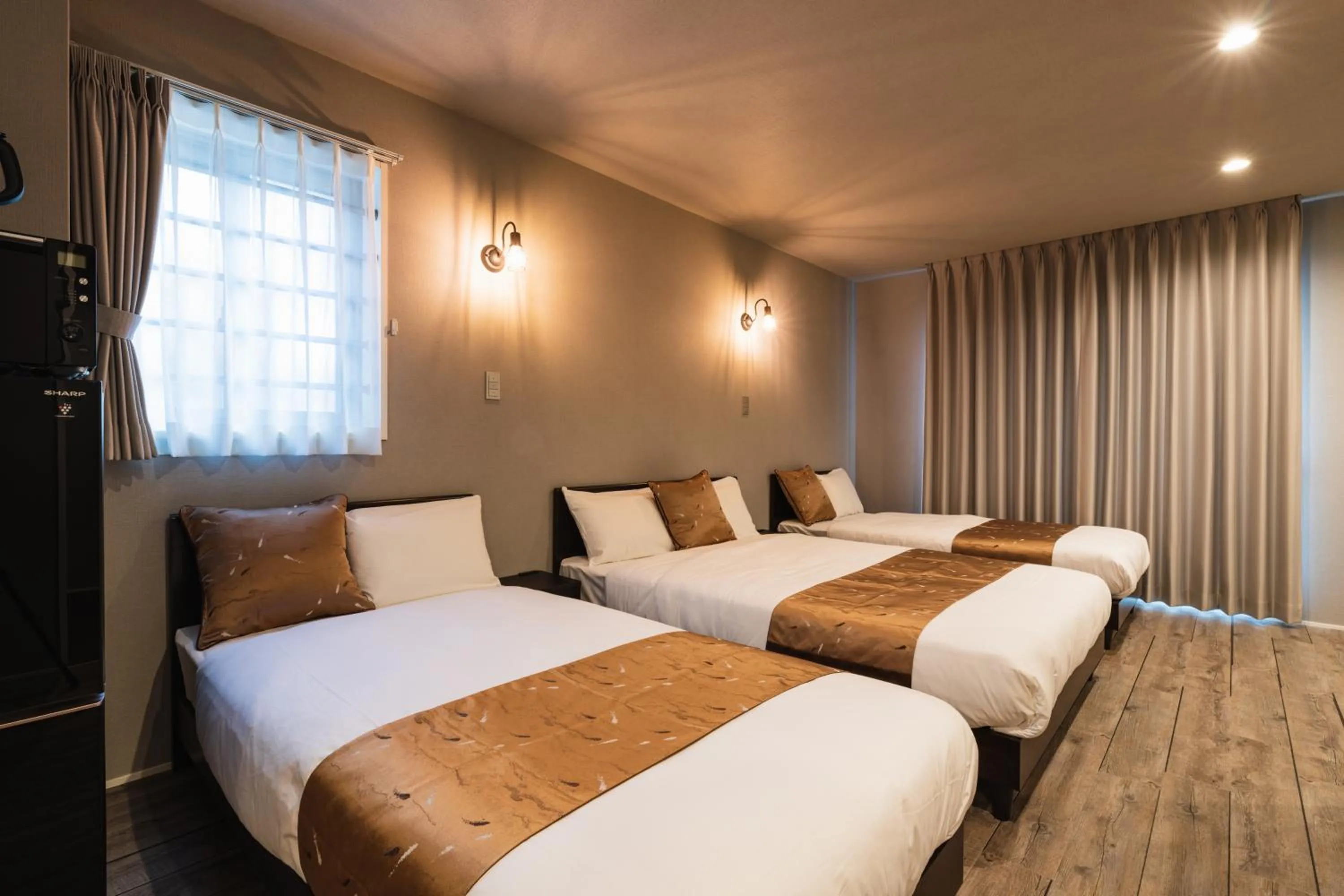 Bedroom, Bed in GRAND BASE Nagasaki City