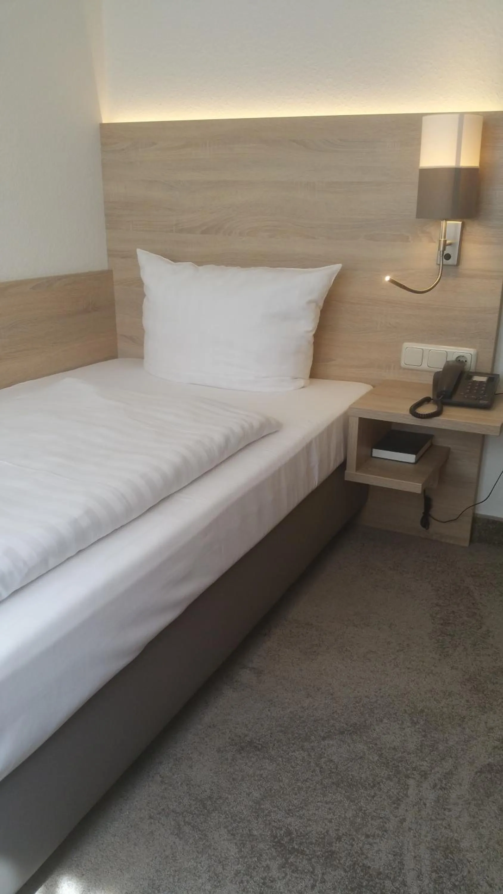 Bed in Hotel Cristal