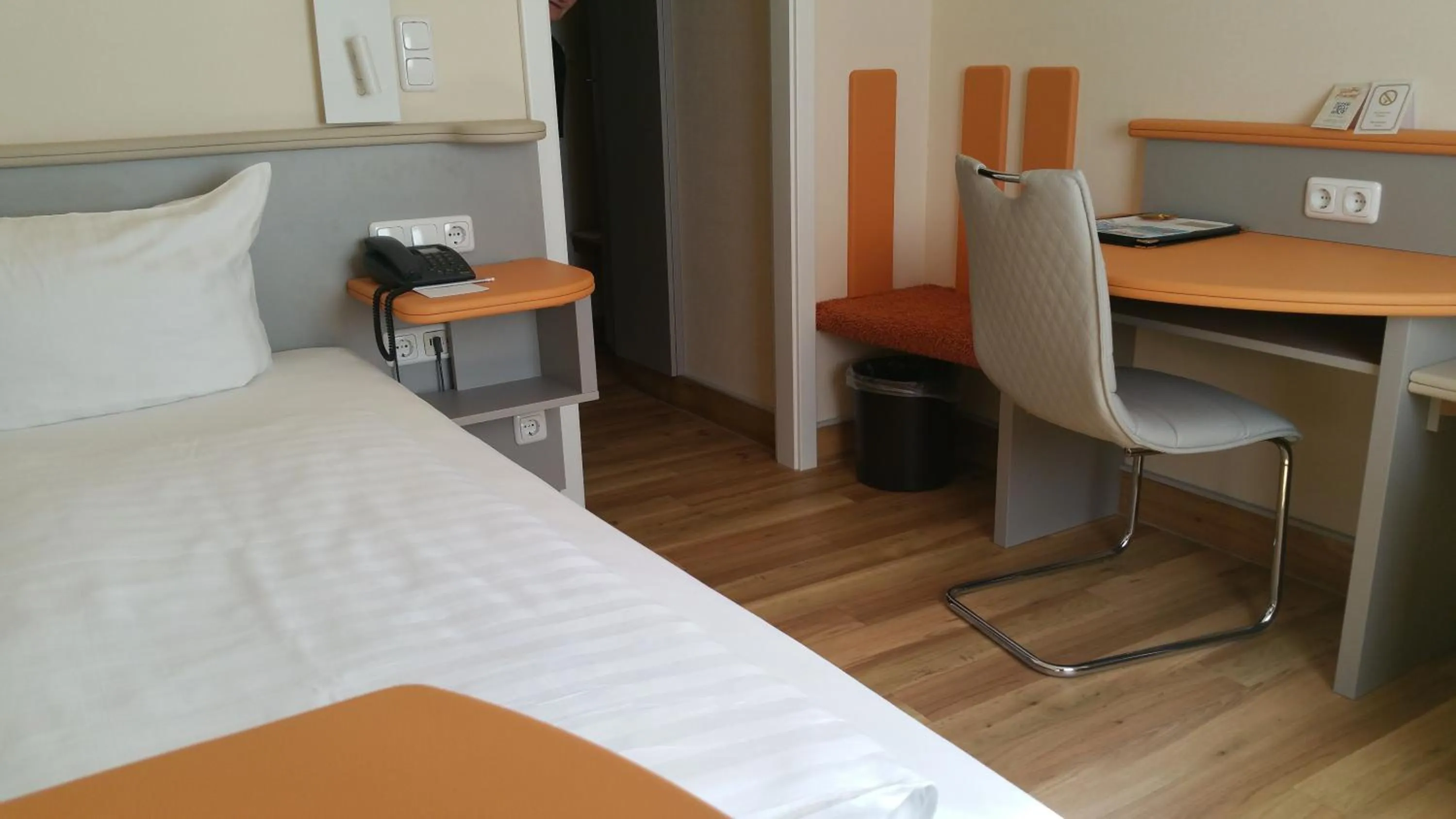 Bed in Hotel Cristal