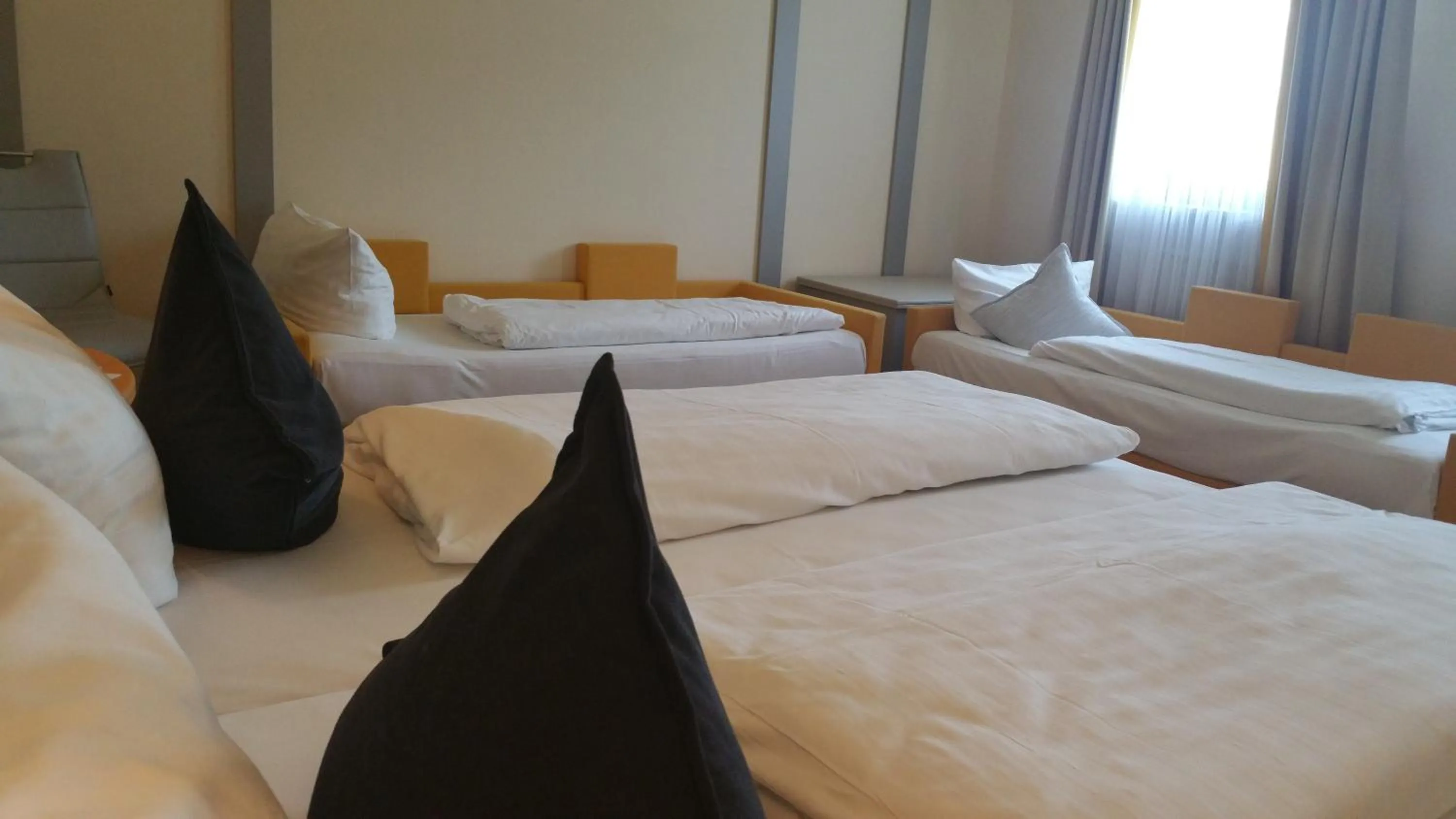 Bed in Hotel Cristal