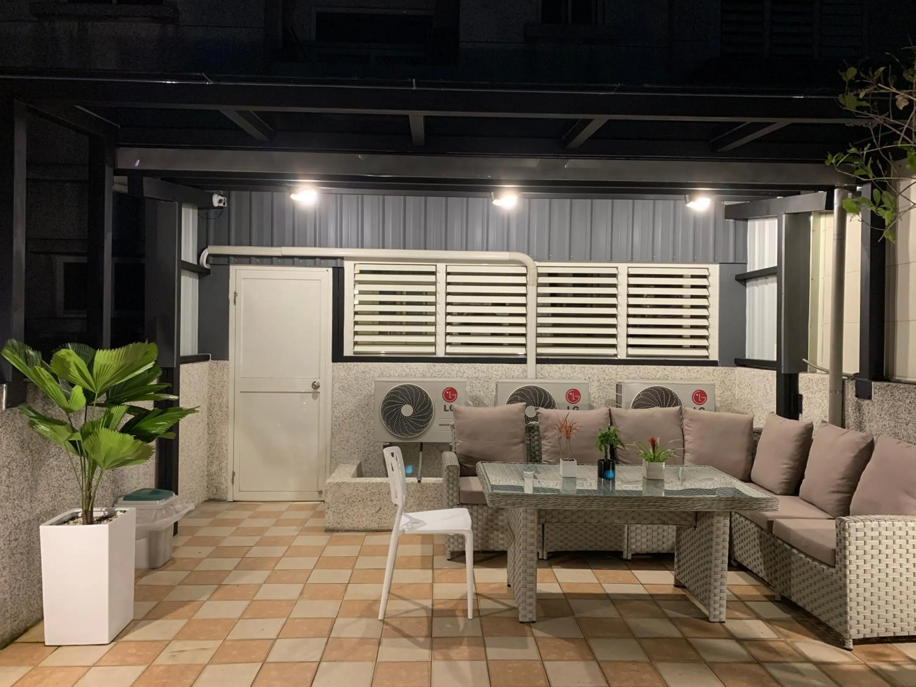 Patio in 910 Hostel (Chengdong)
