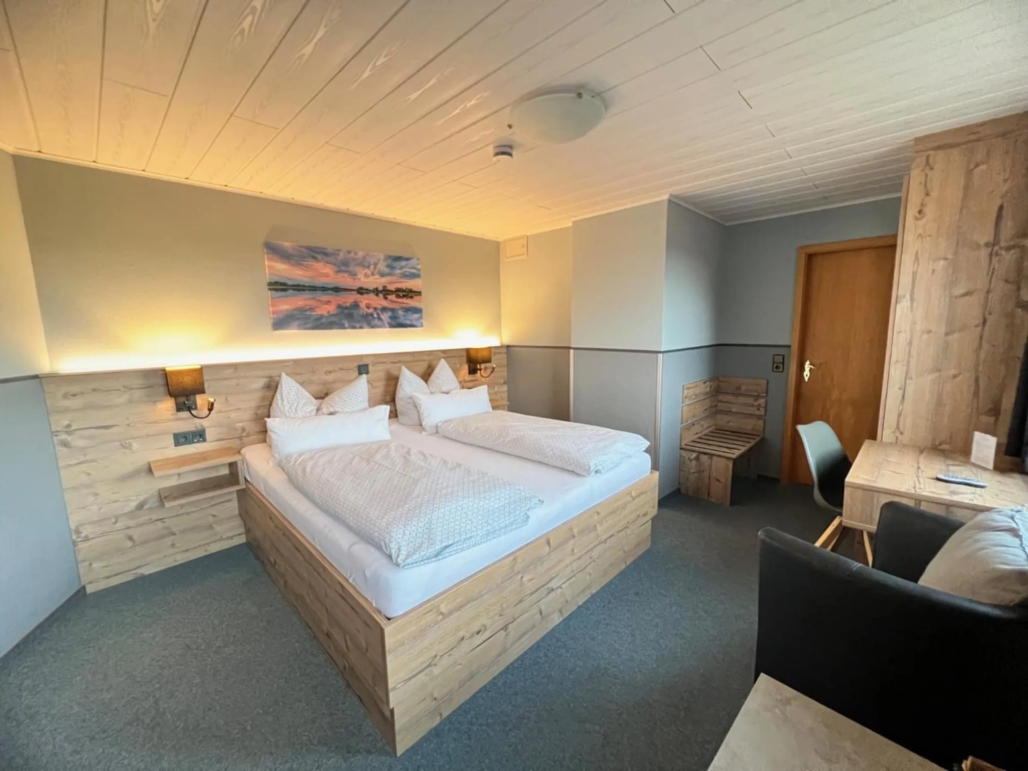 Bed in Hotel Steinhagen