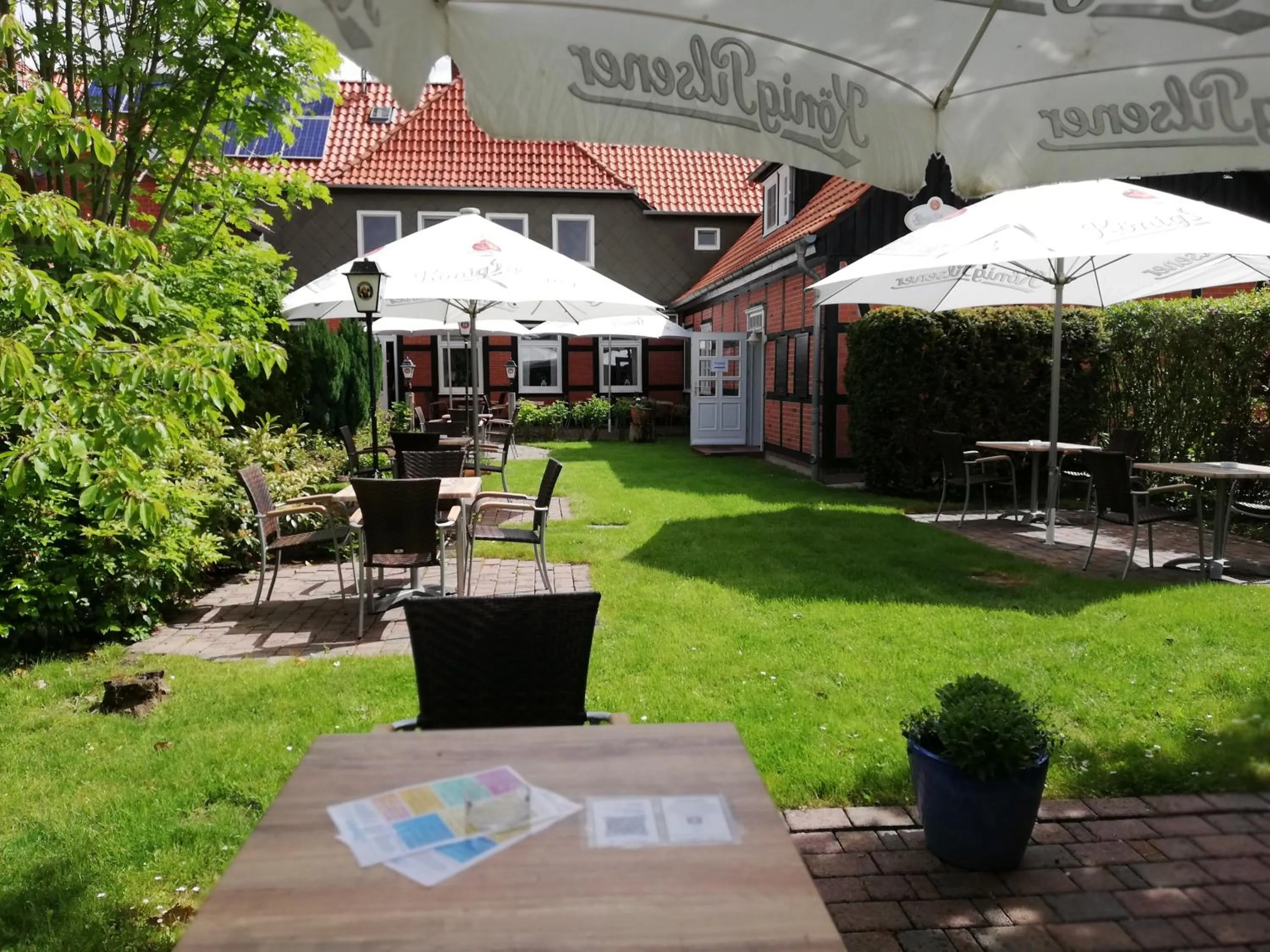 Garden in Hotel Steinhagen