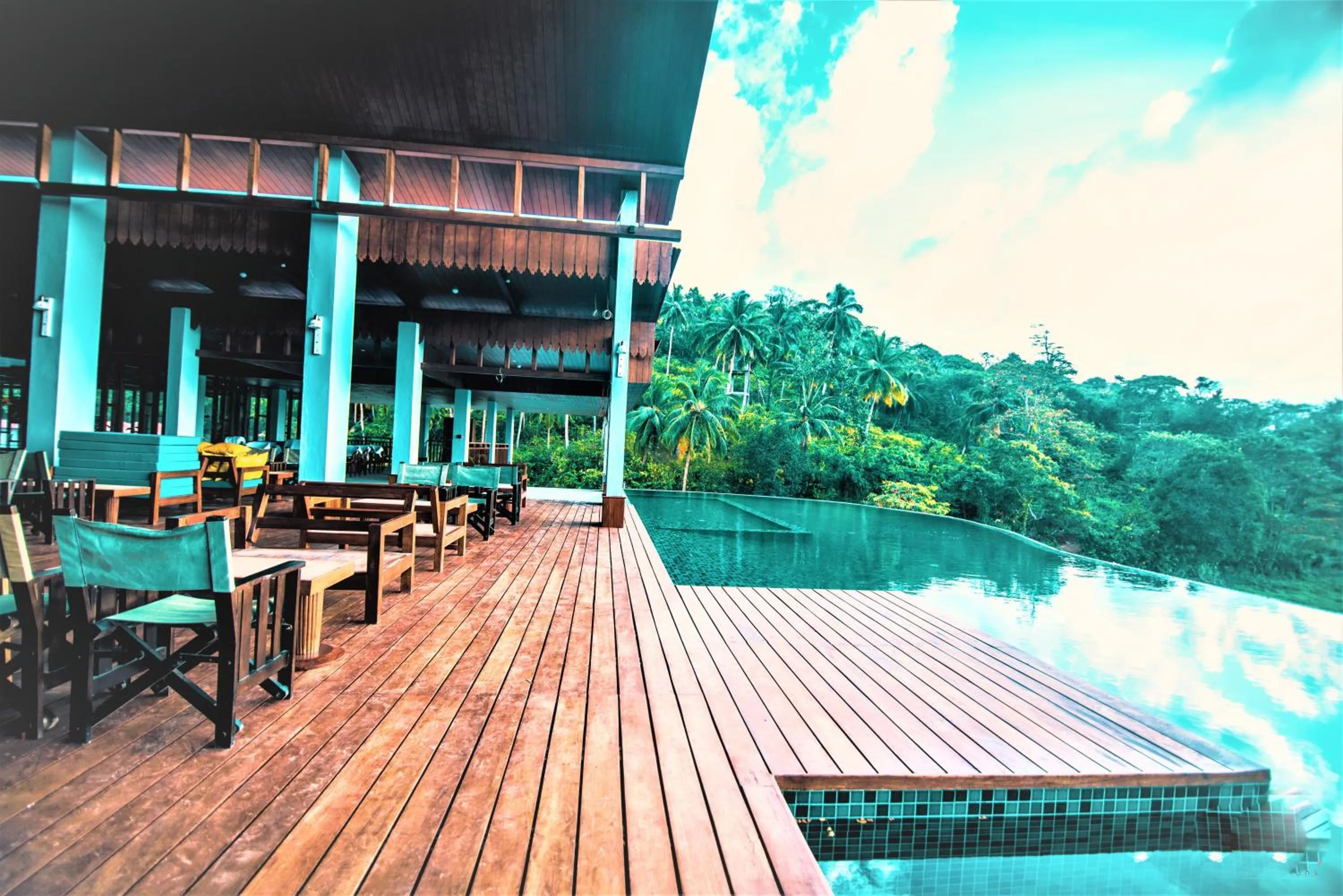 Swimming pool in Symphony Samudra Beachside Jungle Resort And Spa