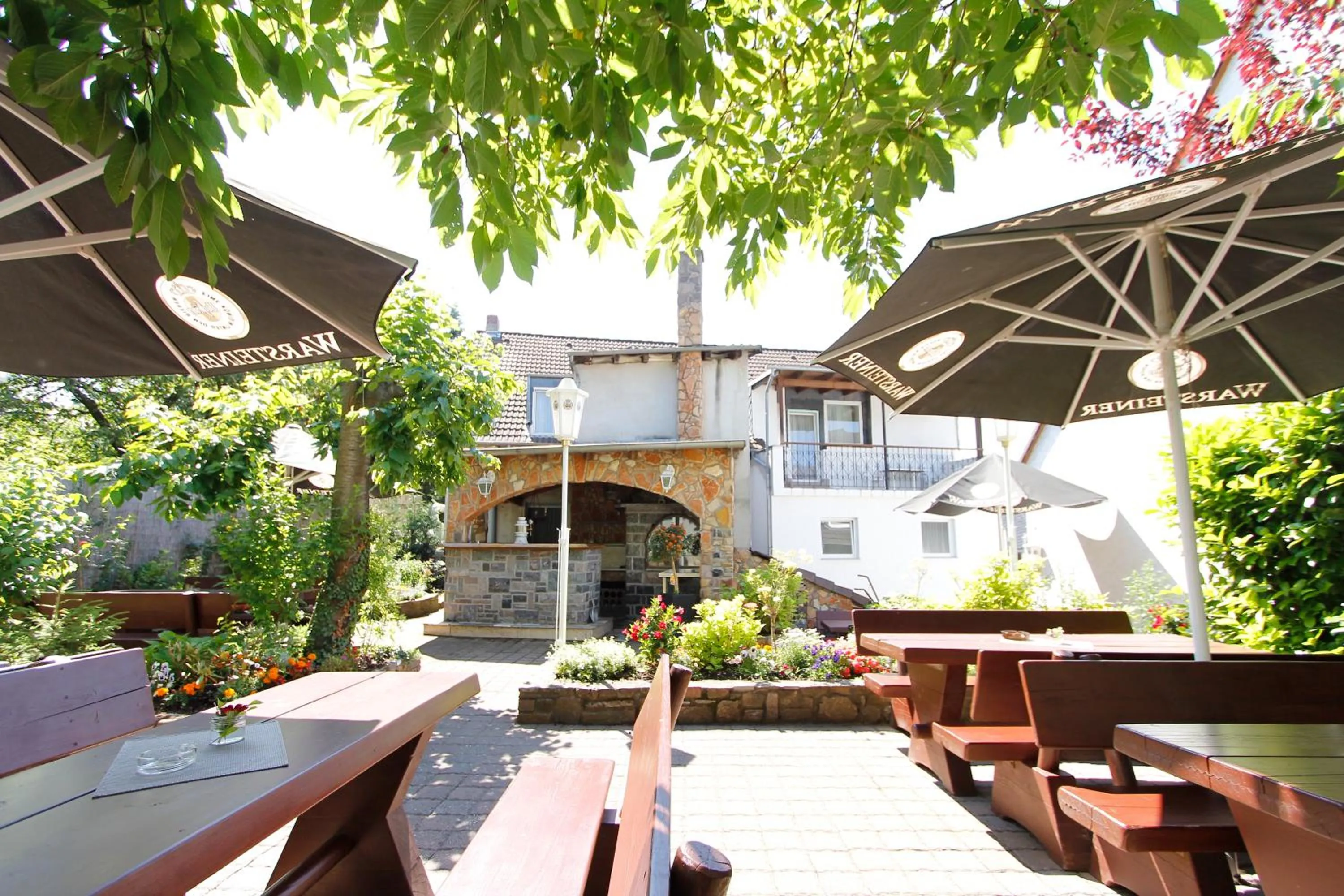 Garden in Hotel Adria Stuben