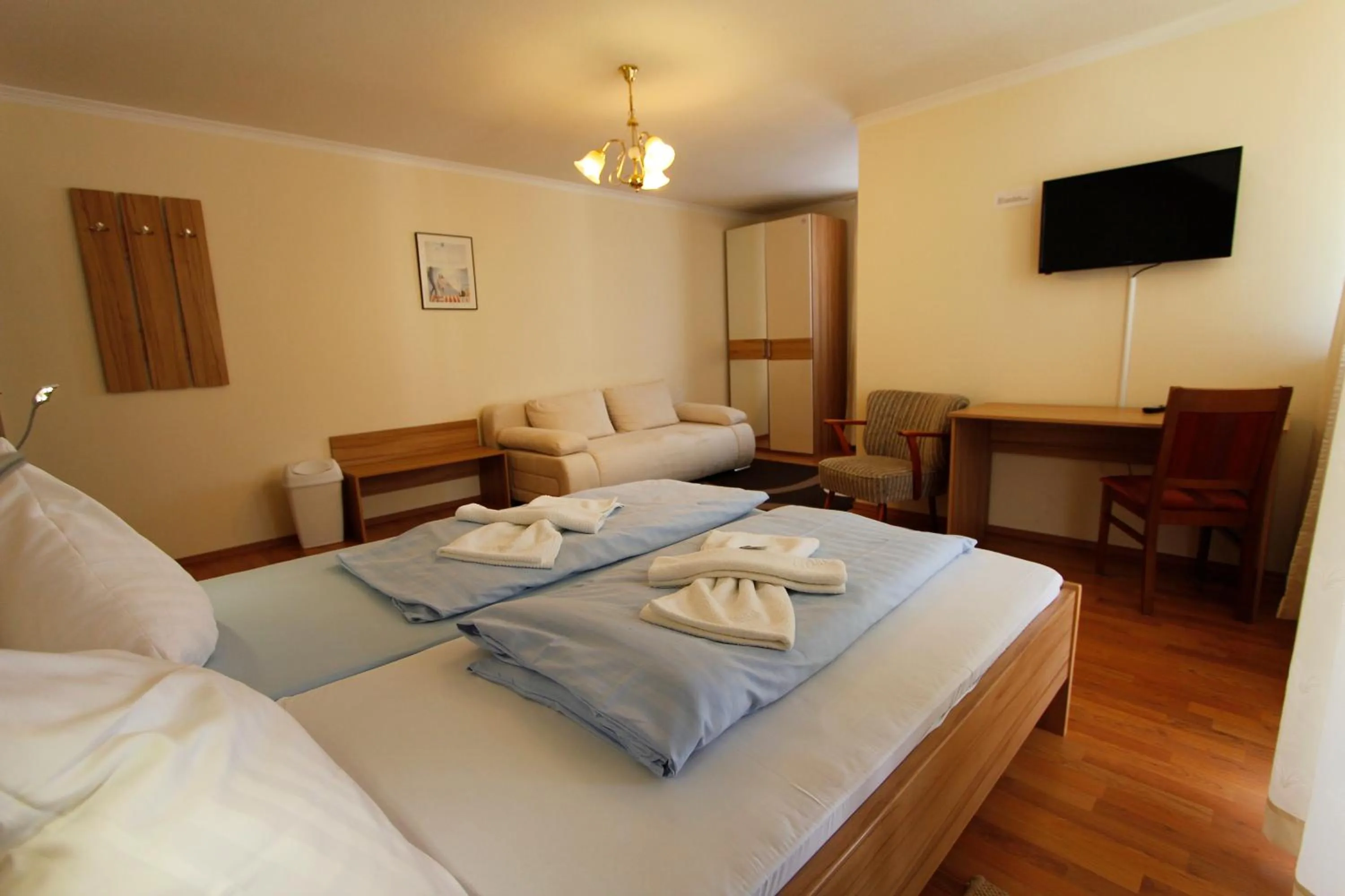 Photo of the whole room, Bed in Hotel Adria Stuben