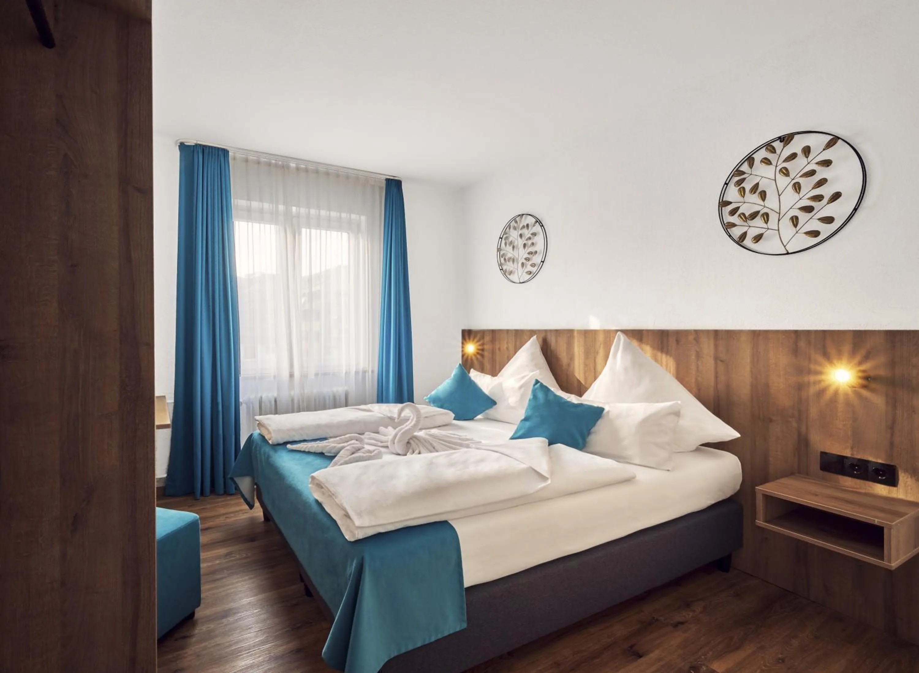 Bed in Hotel Hansa Stuttgart City