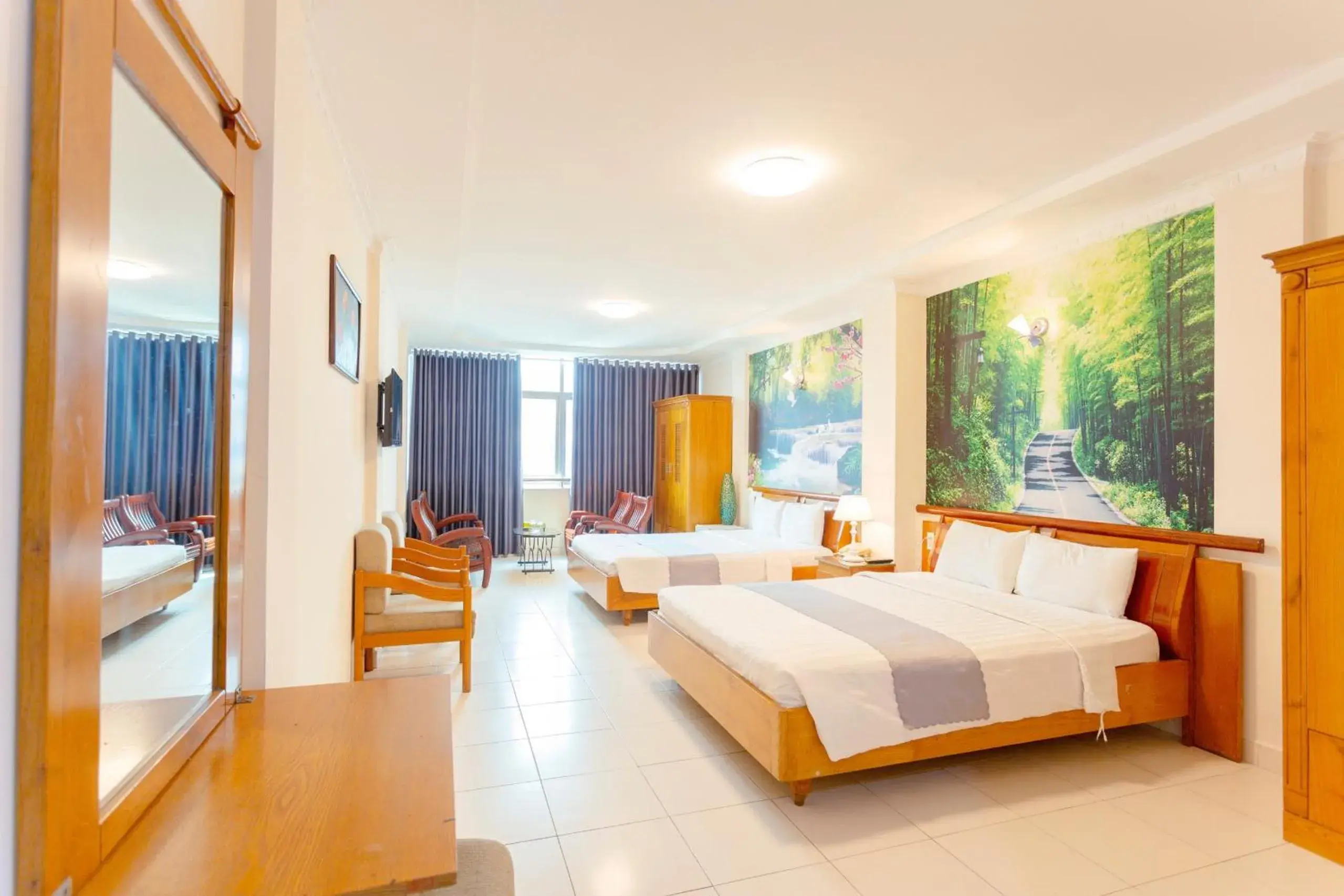 Bed in Giang Linh Hotel Bed in Giang Linh Hotel