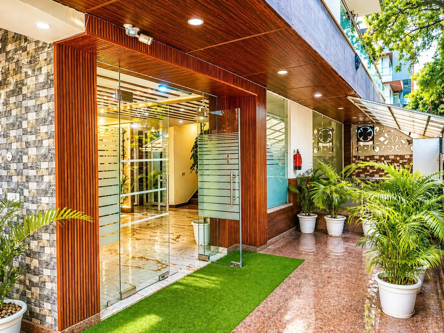 Facade/entrance in Dwelling Residency