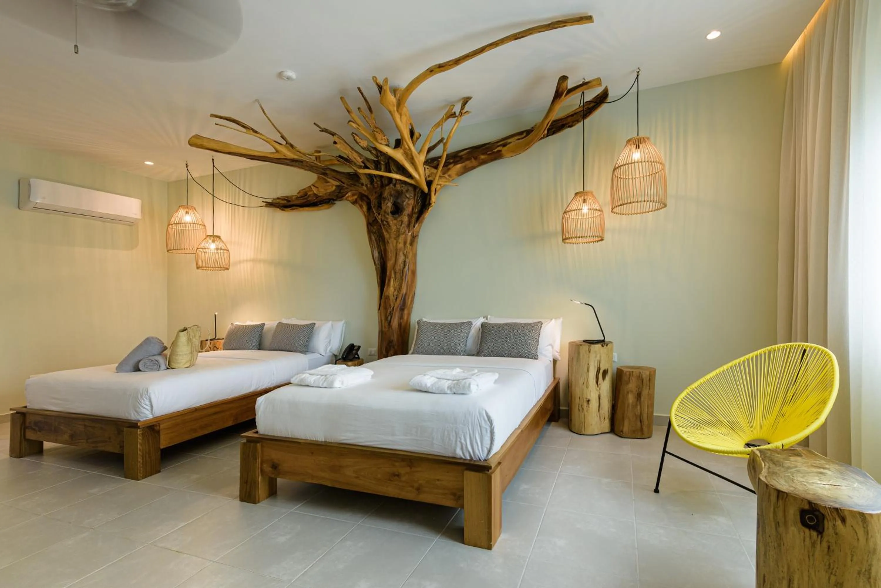 Bedroom in Saman Boutique Hotel By Mint