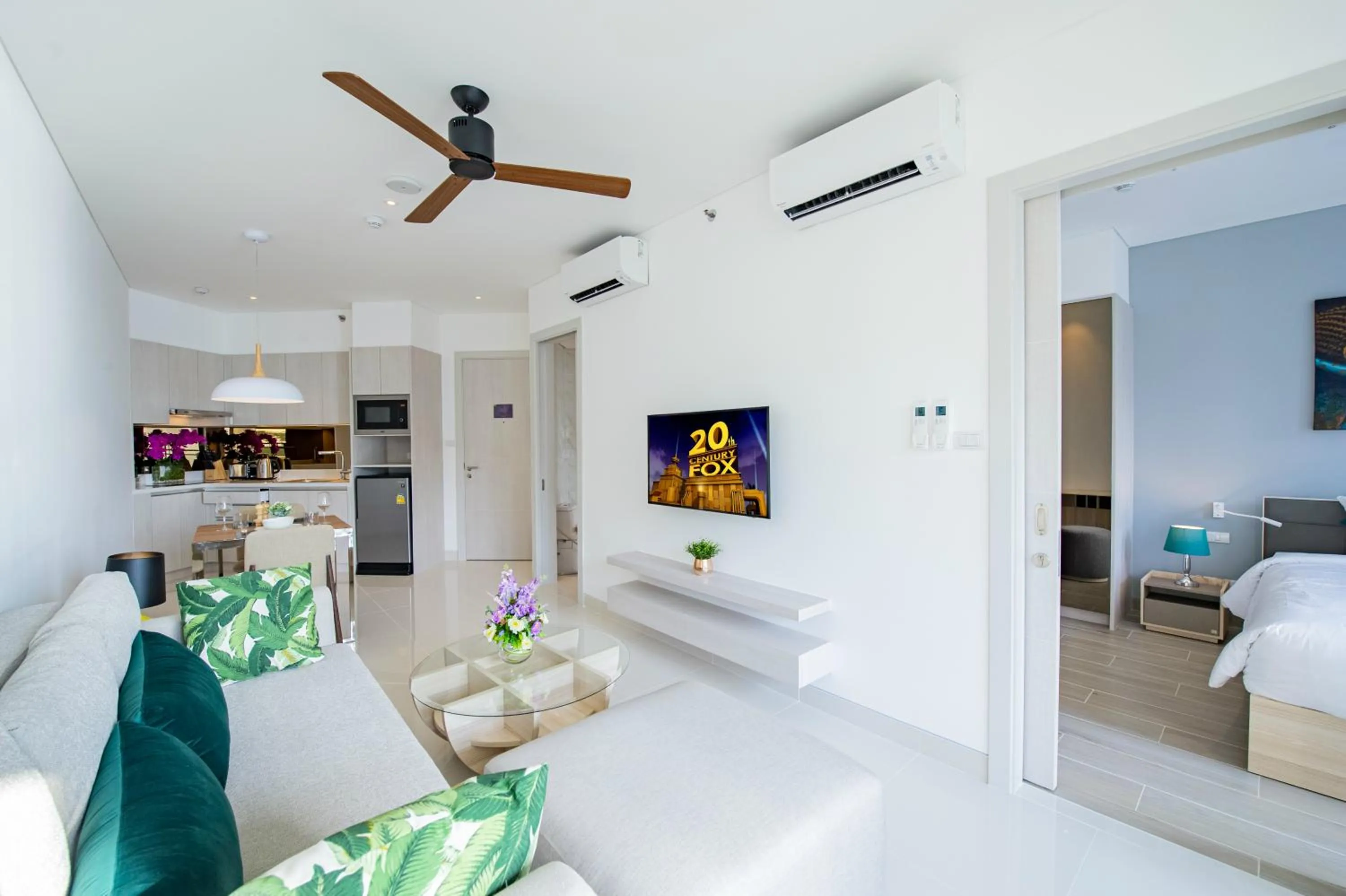 Living room in Cassia Residences by Laguna Phuket