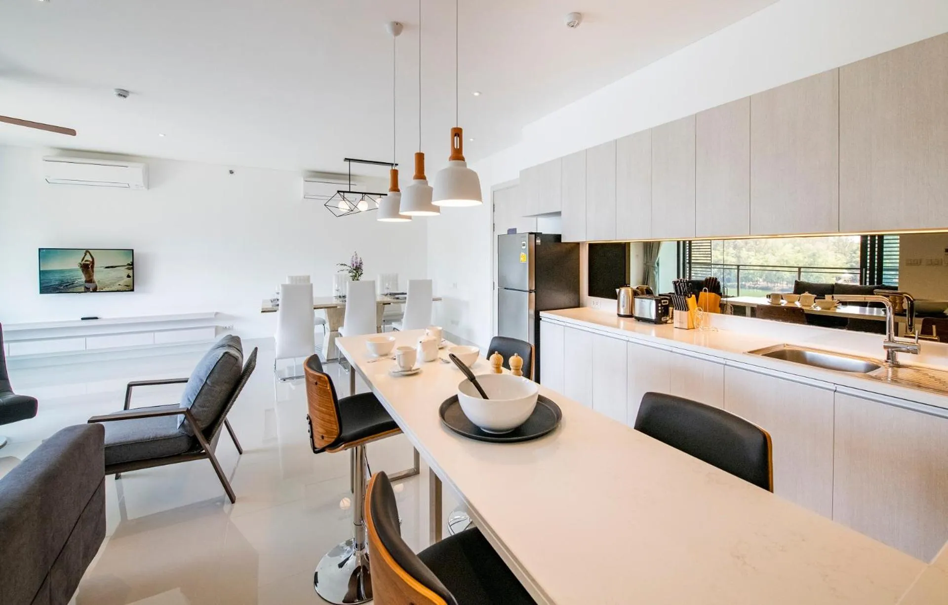 Kitchen or kitchenette in Cassia Residences by Laguna Phuket