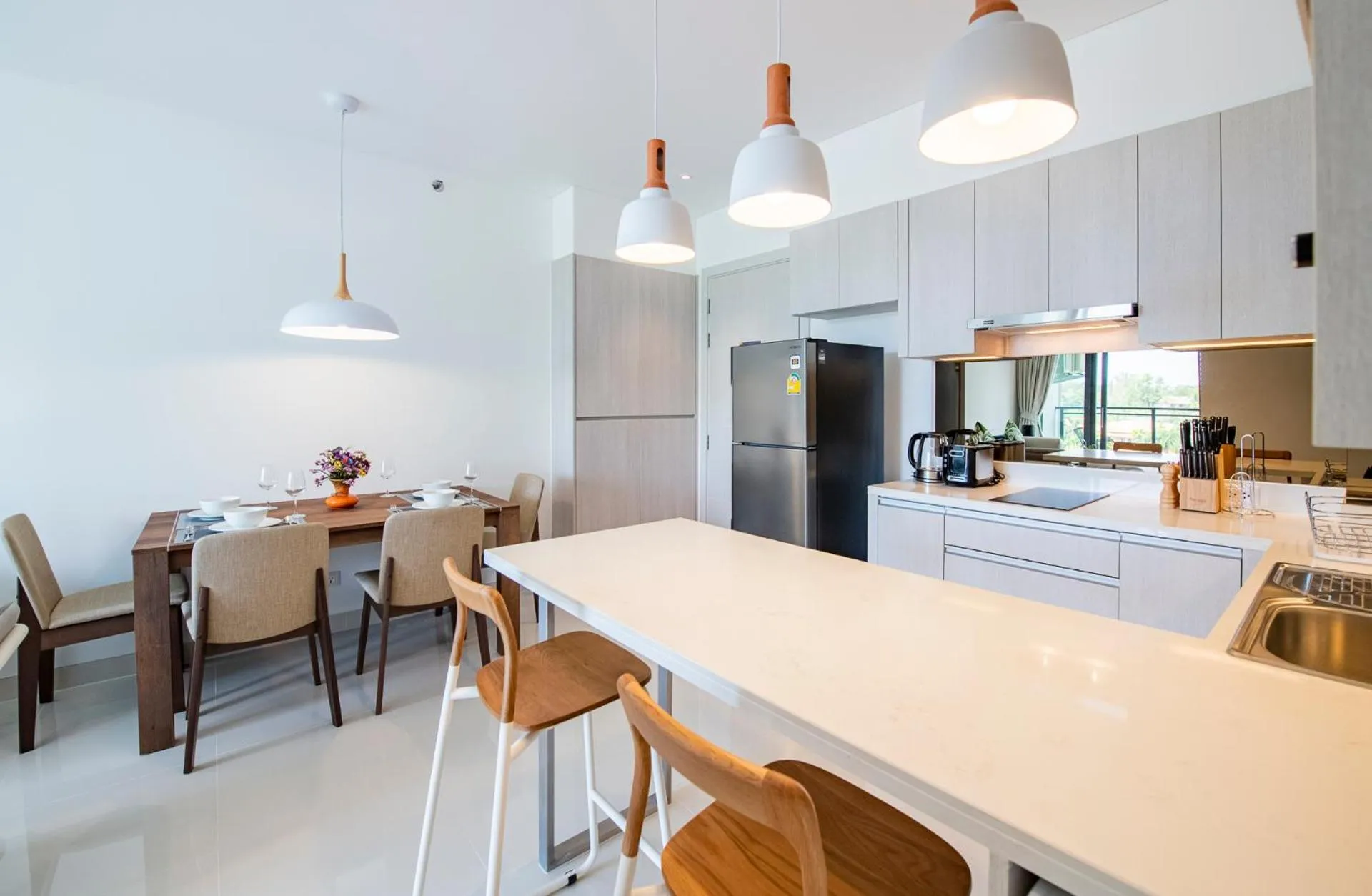 Kitchen or kitchenette in Cassia Residences by Laguna Phuket