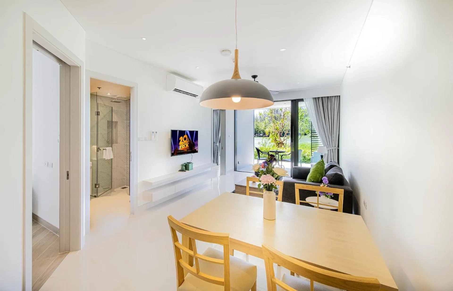 Living room in Cassia Residences by Laguna Phuket