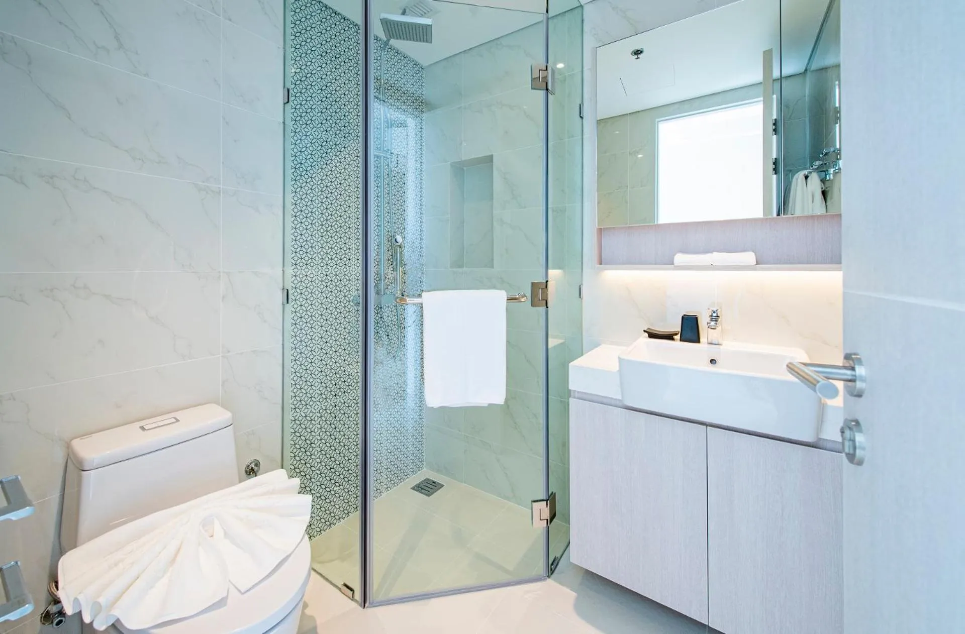 Shower in Cassia Residences by Laguna Phuket