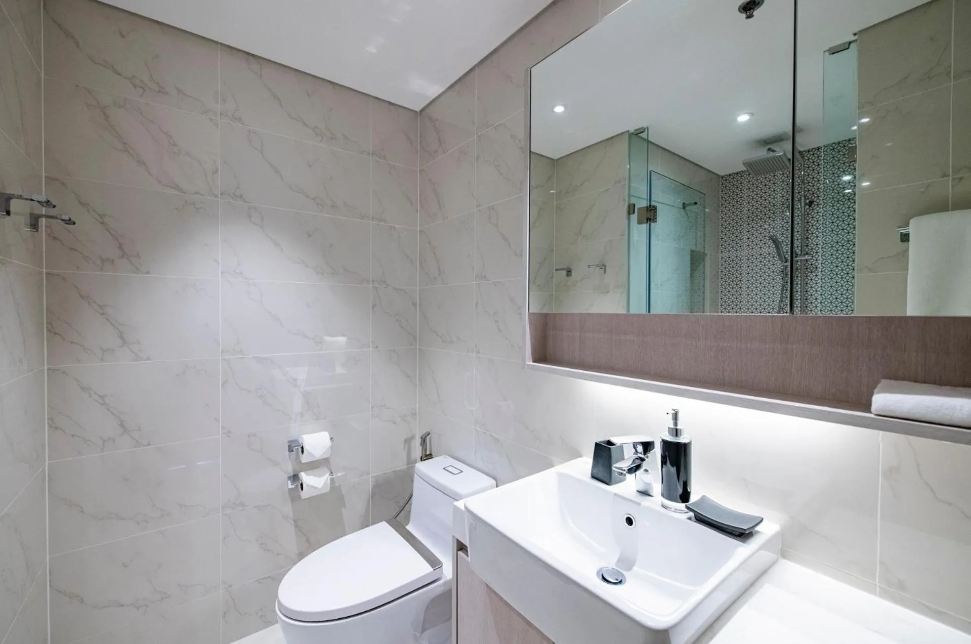 Shower in Cassia Residences by Laguna Phuket