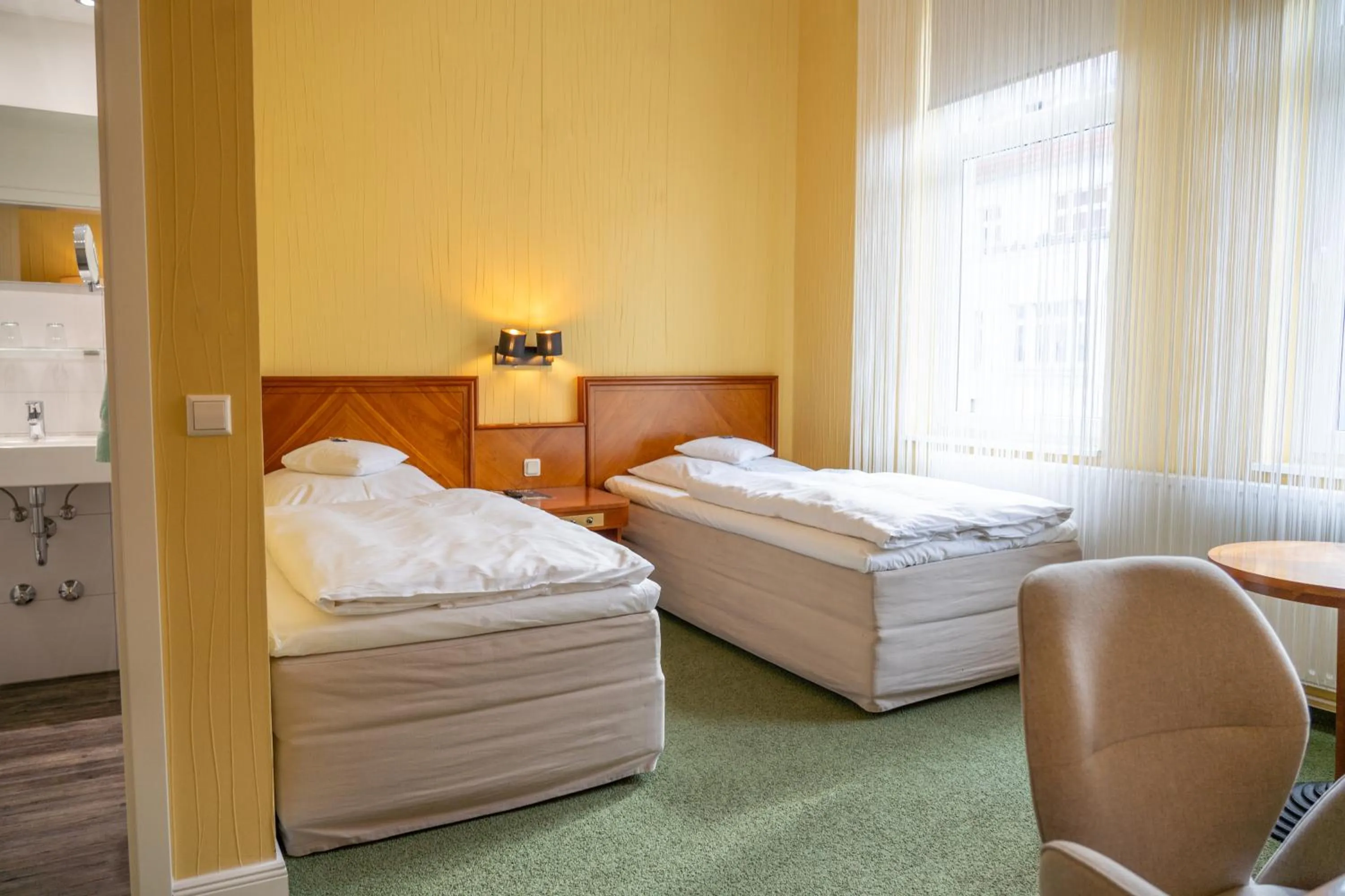 Bed in Hotel Haus Martens